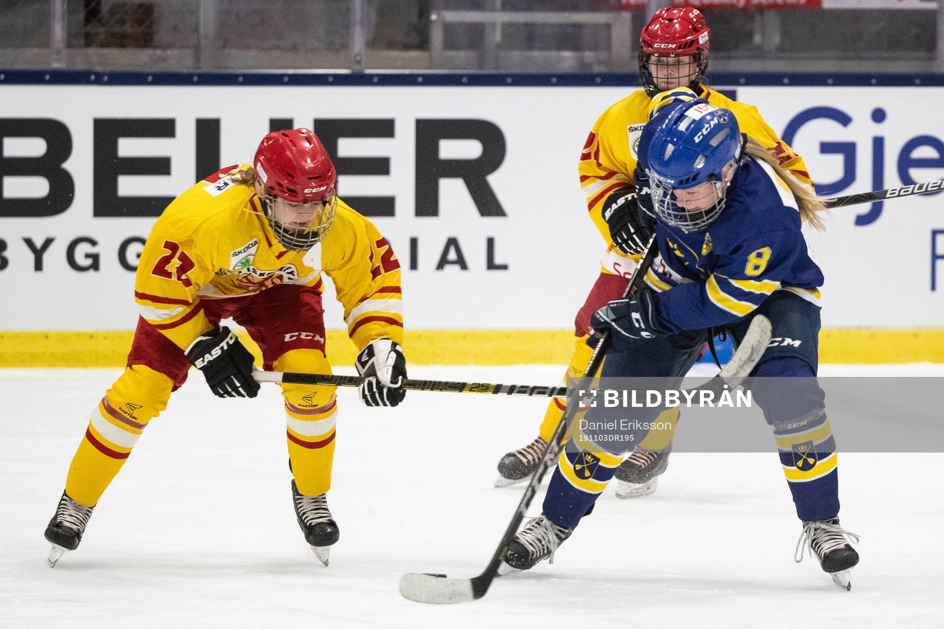 Dalarnas Ella Gropgård och Smålands Linn Moberg