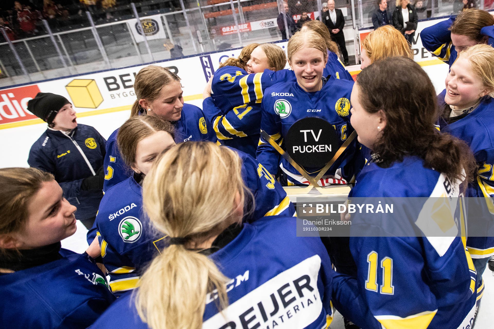 Dalarnas spelare jublar
