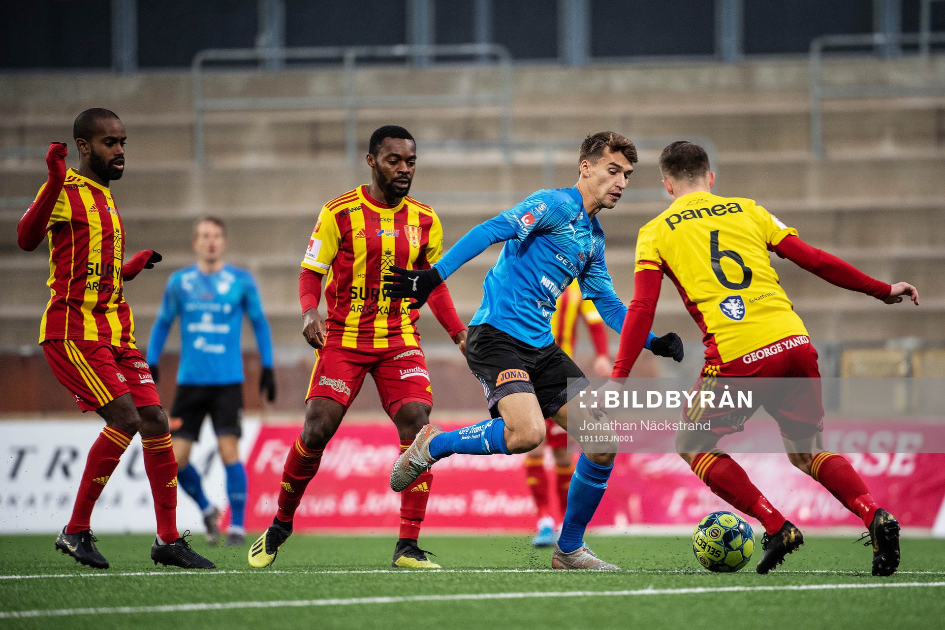 Halmstads Rasmus Wiedesheim-Pauloch Syrianskas Noi Olafsson