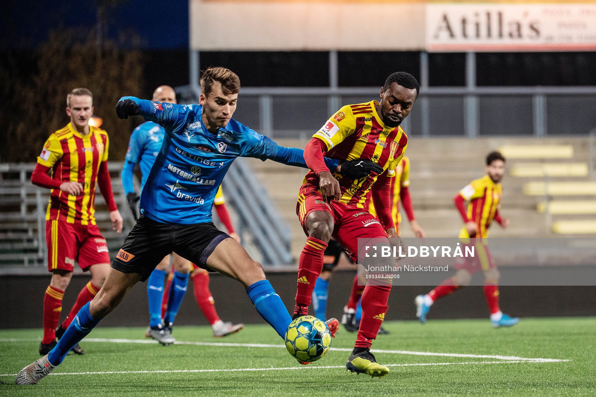 Halmstads Rasmus Wiedesheim-Paul och Syrianskas Success