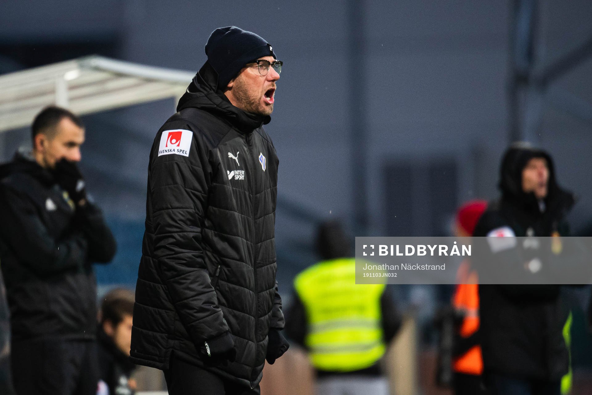 Halmstads tränare Magnus Haglund
