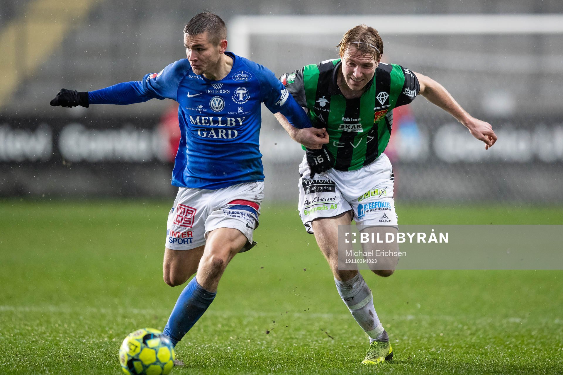 Trelleborgs Oscar Johansson och GAIS August Wängberg