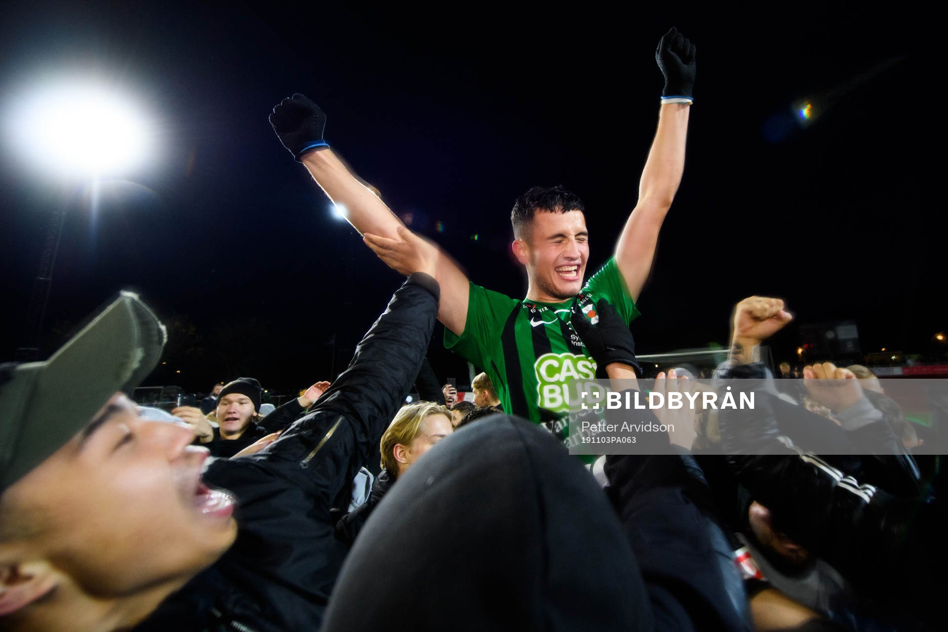 Varbergs Astrit Seljmani som sköt Varberg till Allsvenskan