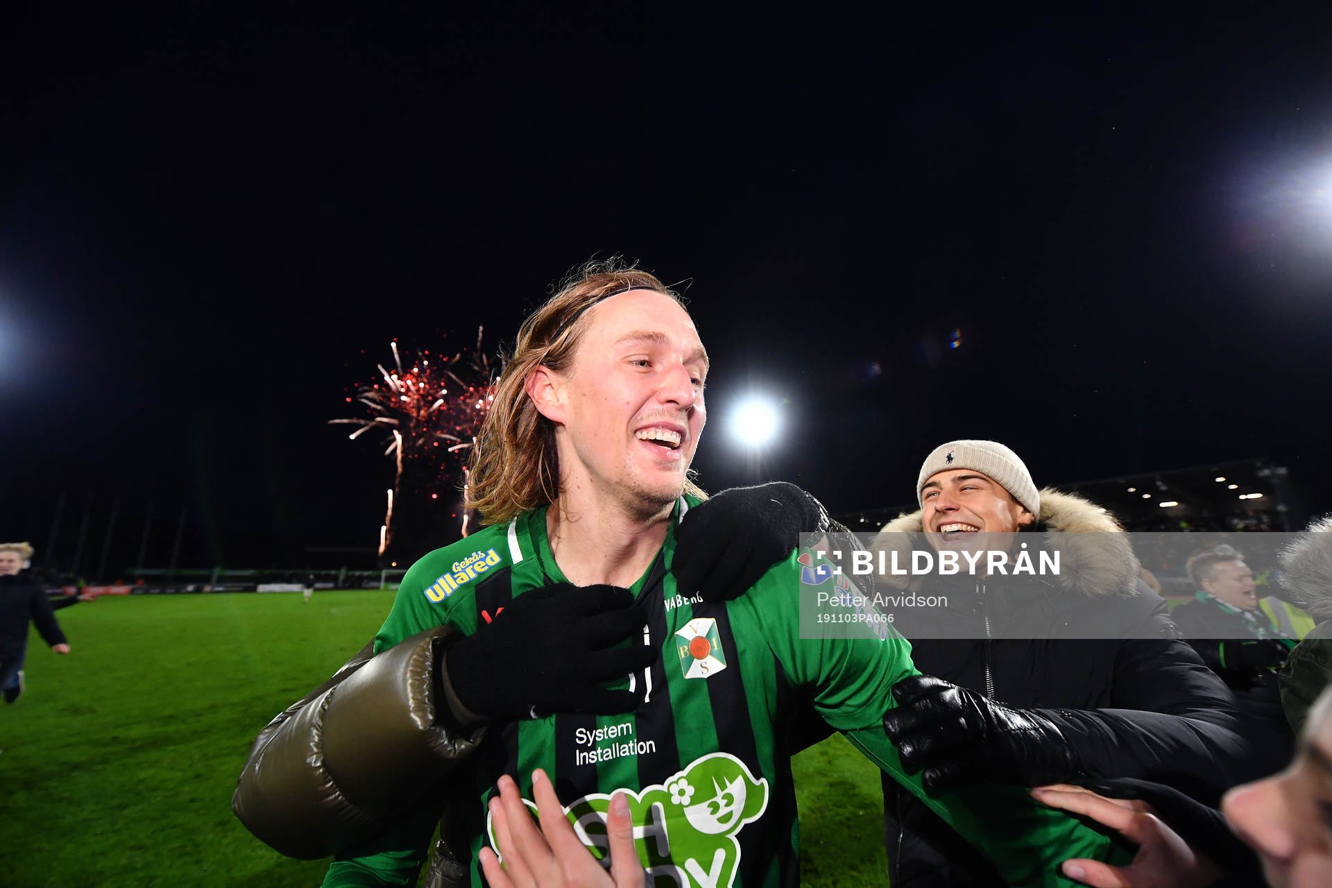 Varbergs Joakim Lindner jublar