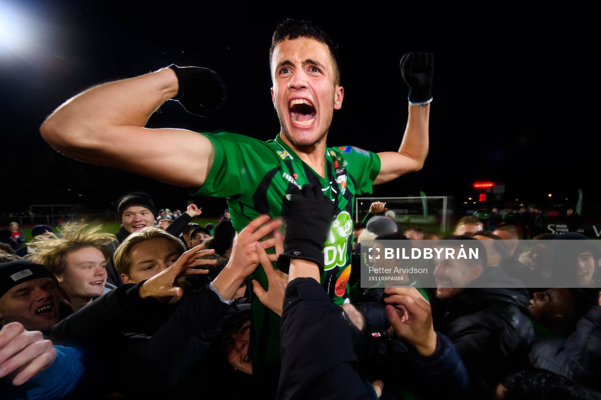 Varbergs Astrit Seljmani som sköt Varberg till Allsvenskan