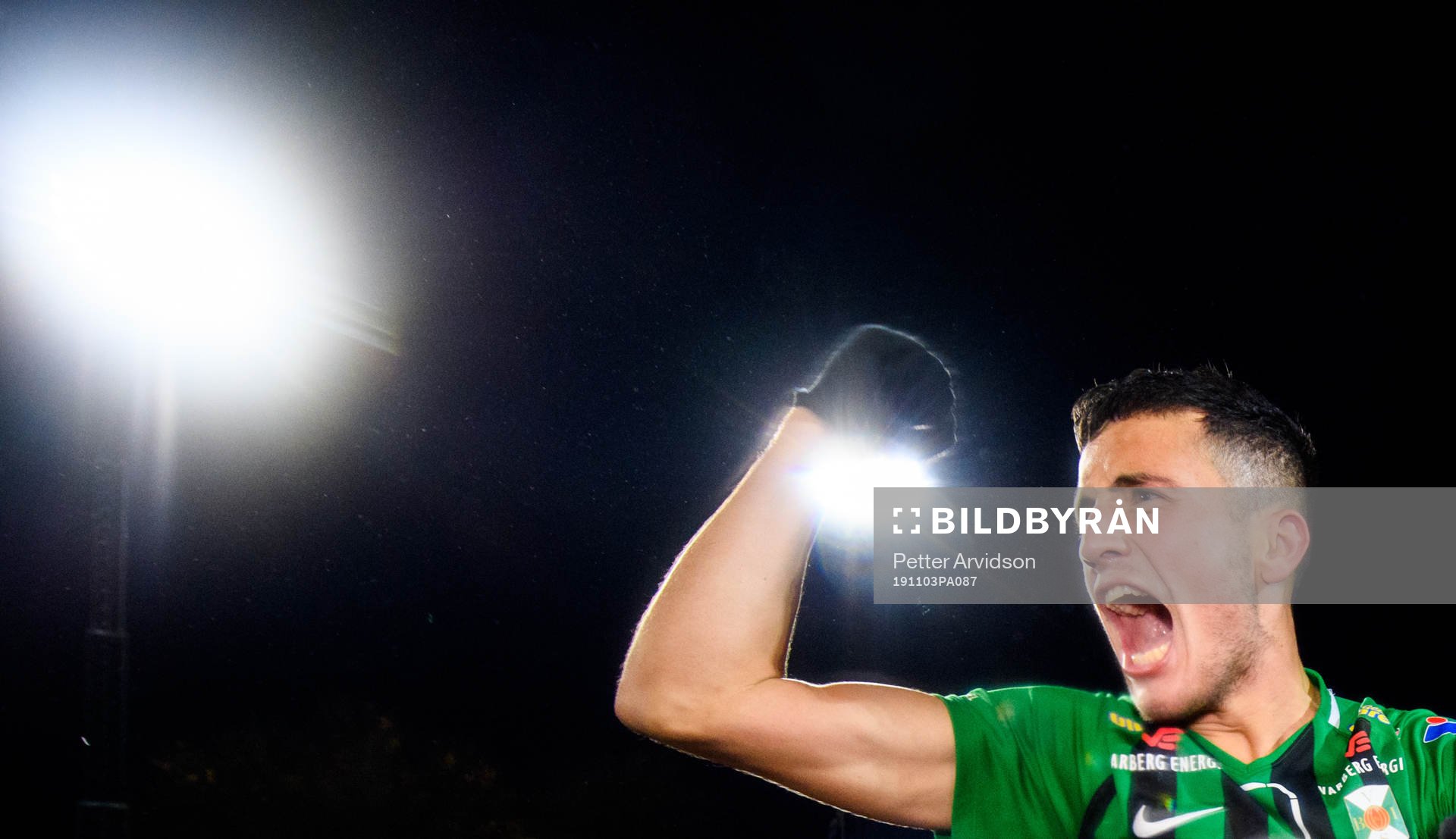 Varbergs Astrit Seljmani som sköt Varberg till Allsvenskan