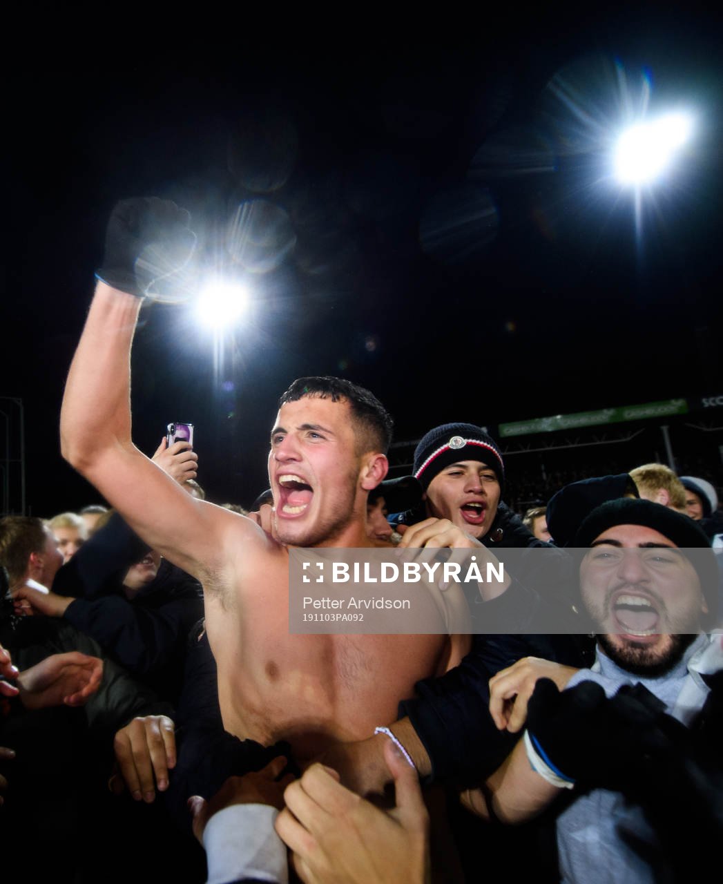 Varbergs Astrit Seljmani som sköt Varberg till Allsvenskan