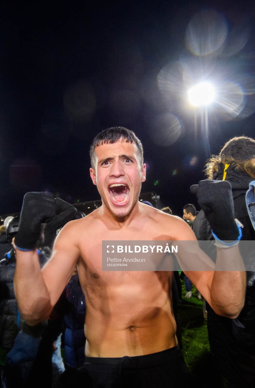 Varbergs Astrit Seljmani som sköt Varberg till Allsvenskan