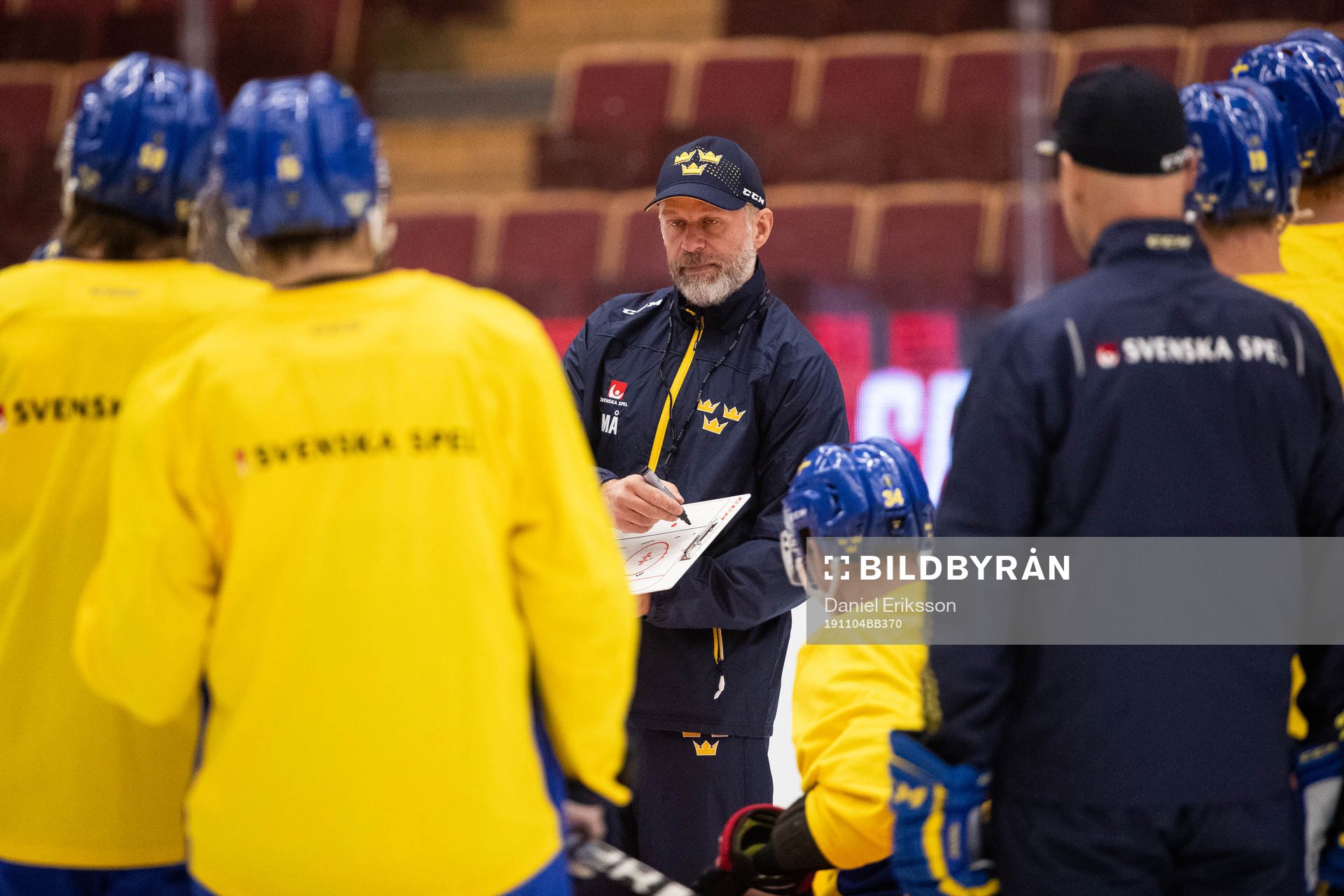 Assistant Coach Markus Åkerblom of Sweden