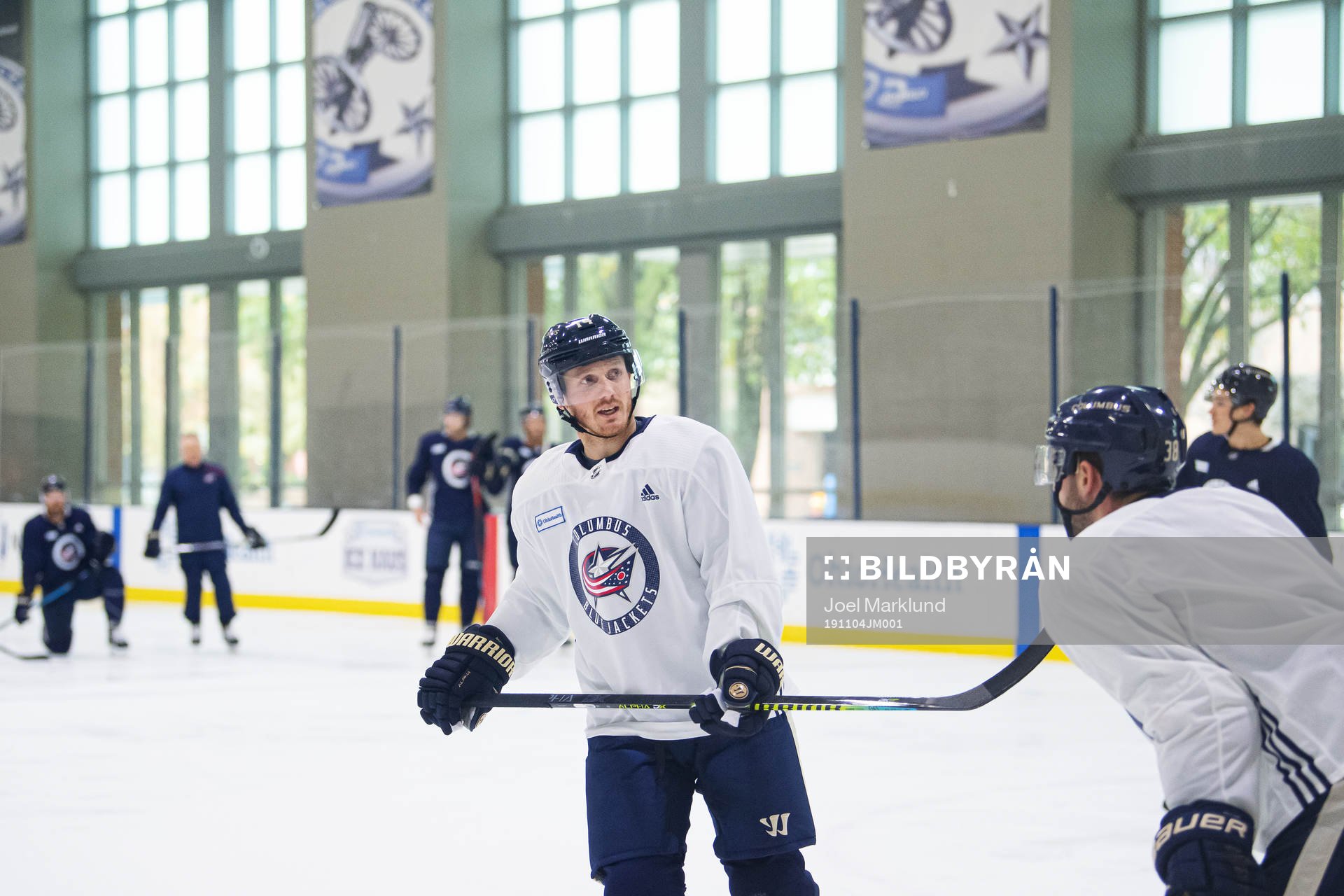 Gustav Nyquist of Columbus Blue Jackets