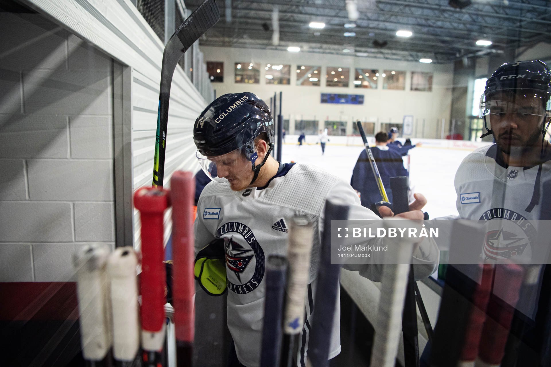 Gustav Nyquist of Columbus Blue Jackets