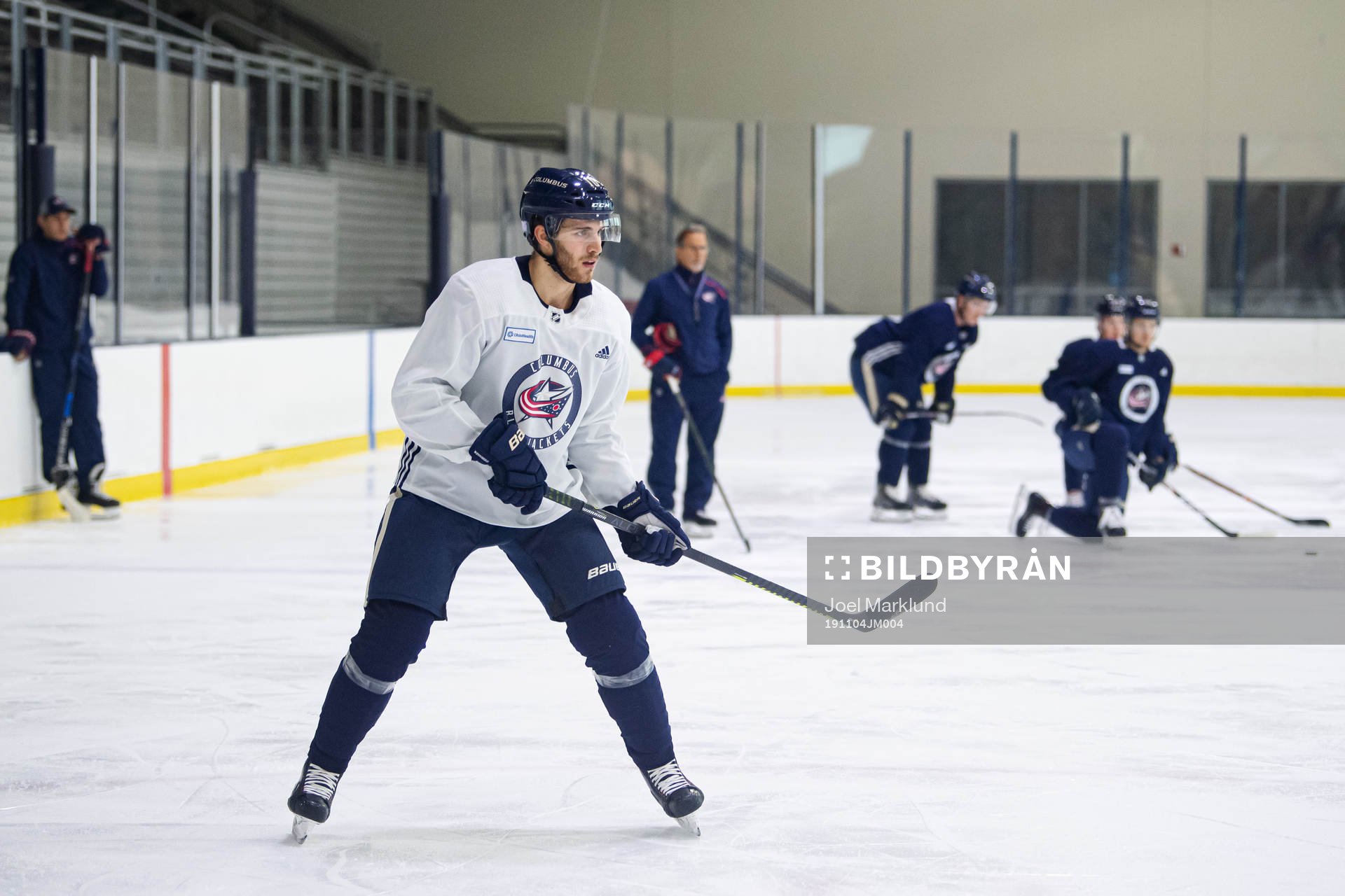 Alexander Wennberg of Columbus Blue Jackets
