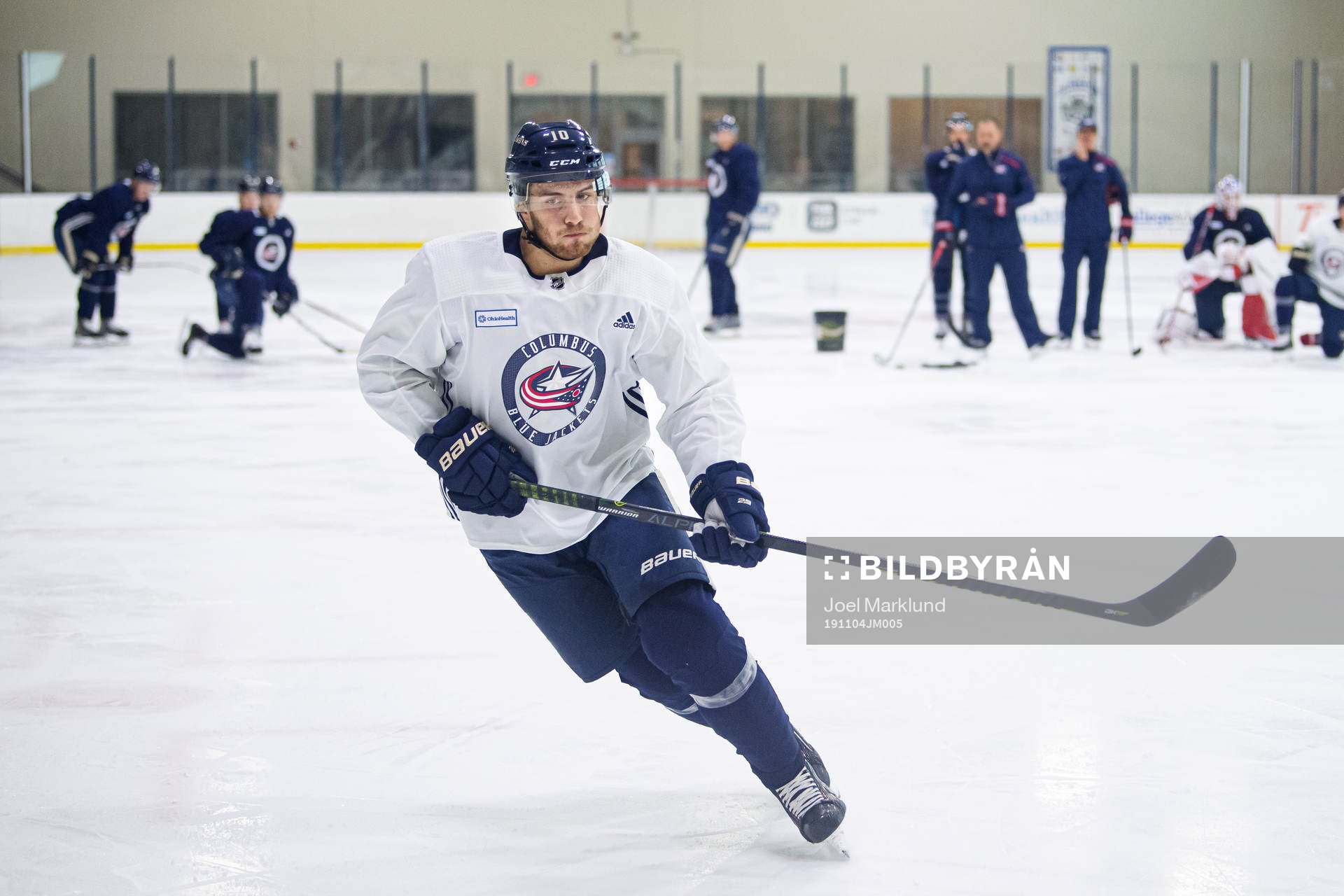 Alexander Wennberg of Columbus Blue Jackets
