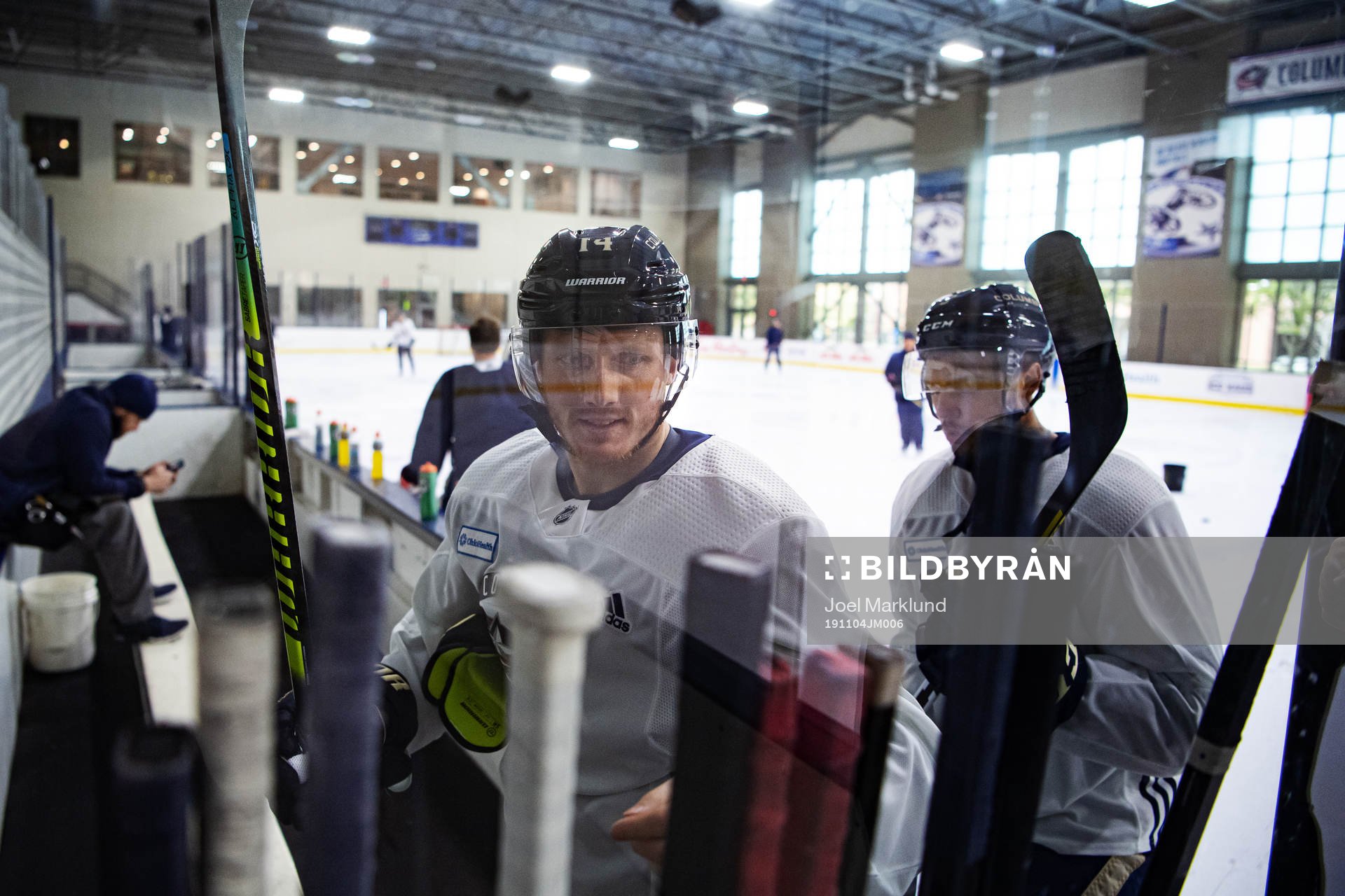 Gustav Nyquist of Columbus Blue Jackets