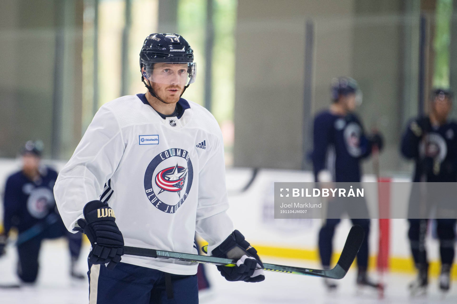 Gustav Nyquist of Columbus Blue Jackets