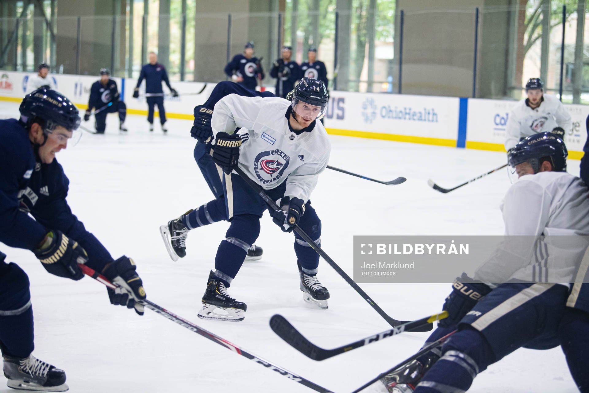 Gustav Nyquist of Columbus Blue Jackets
