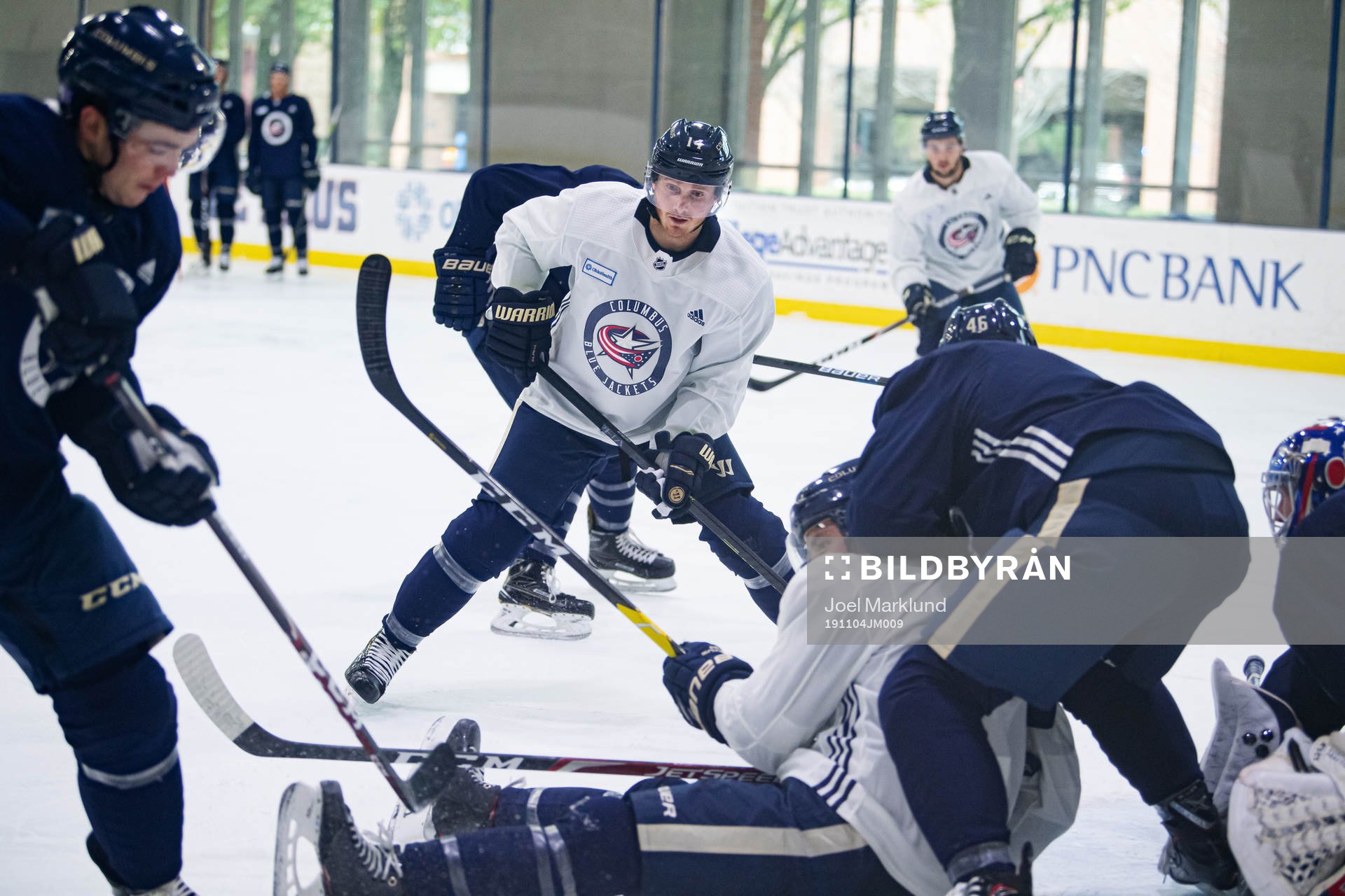 Gustav Nyquist of Columbus Blue Jackets