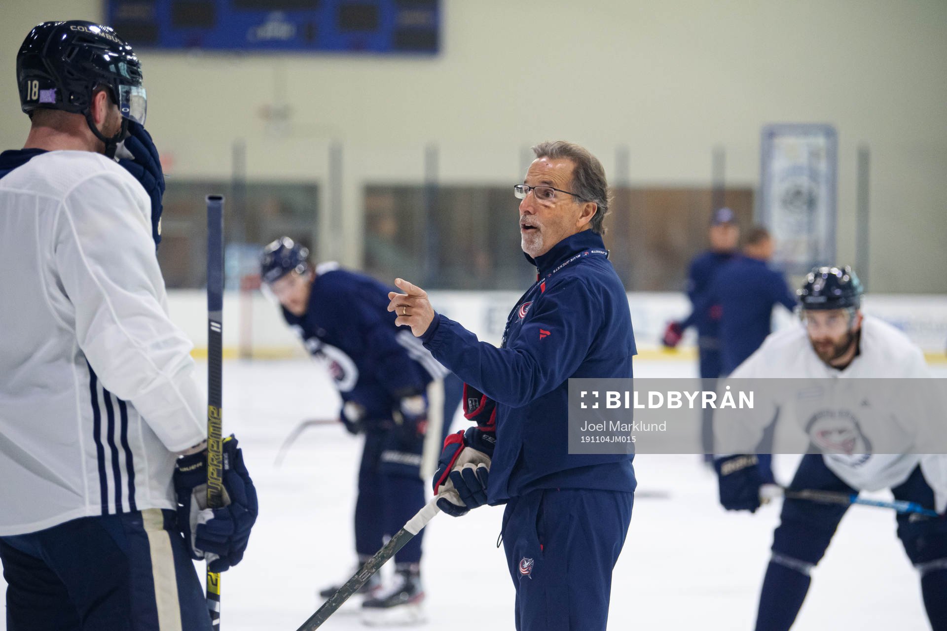 John Tortorella, head coach of Columbus Blue Jackets