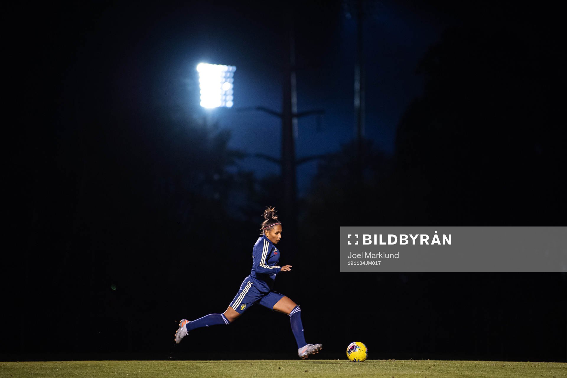 Madelen Janogy of the Swedish women’s national football