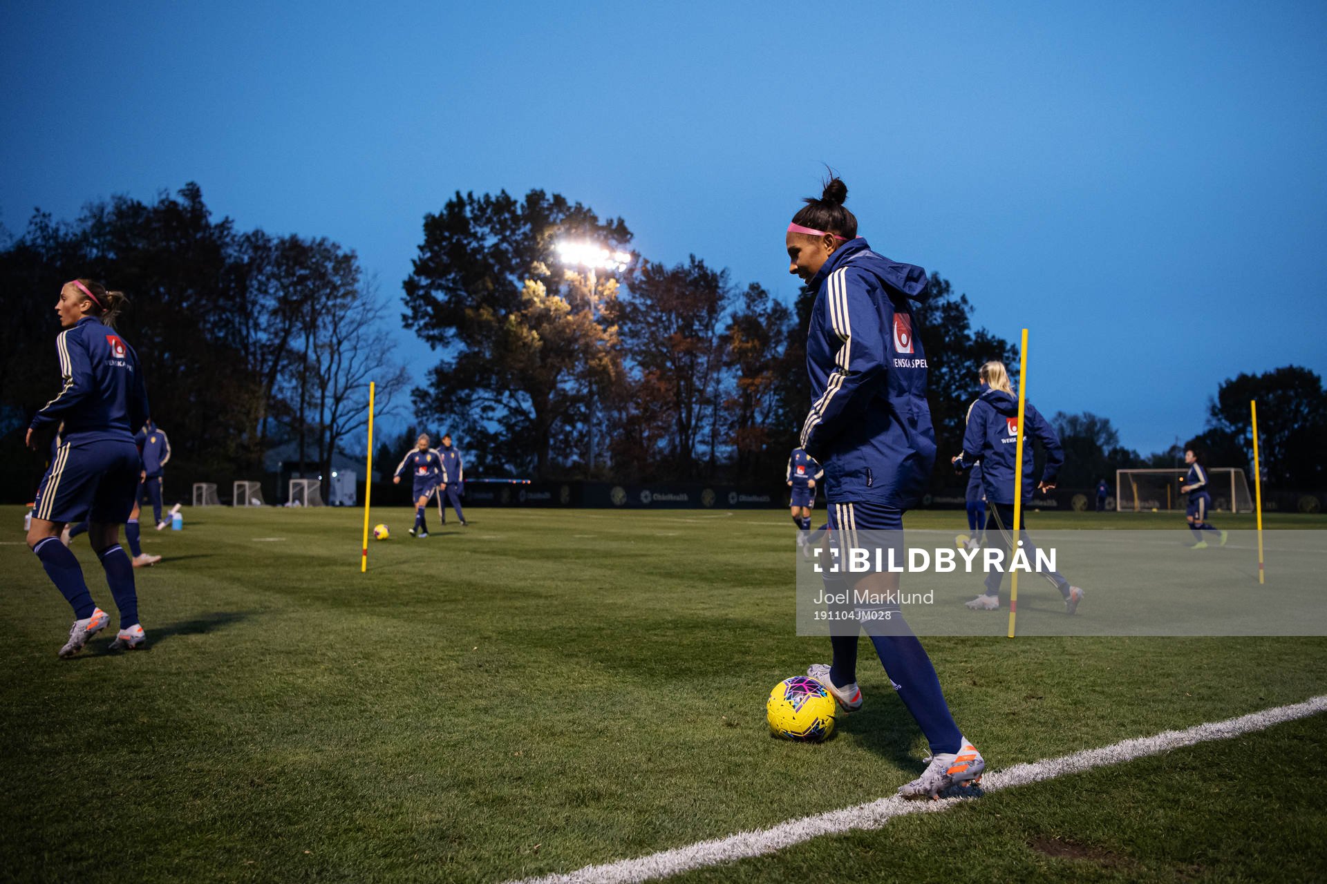 Madelen Janogy of the Swedish women’s national football