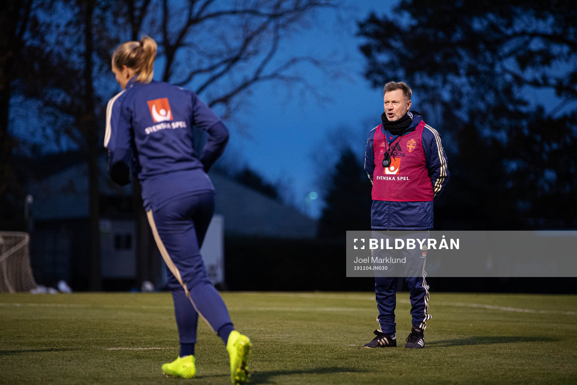 Head coach Peter Gerhardsson of the Swedish women’s