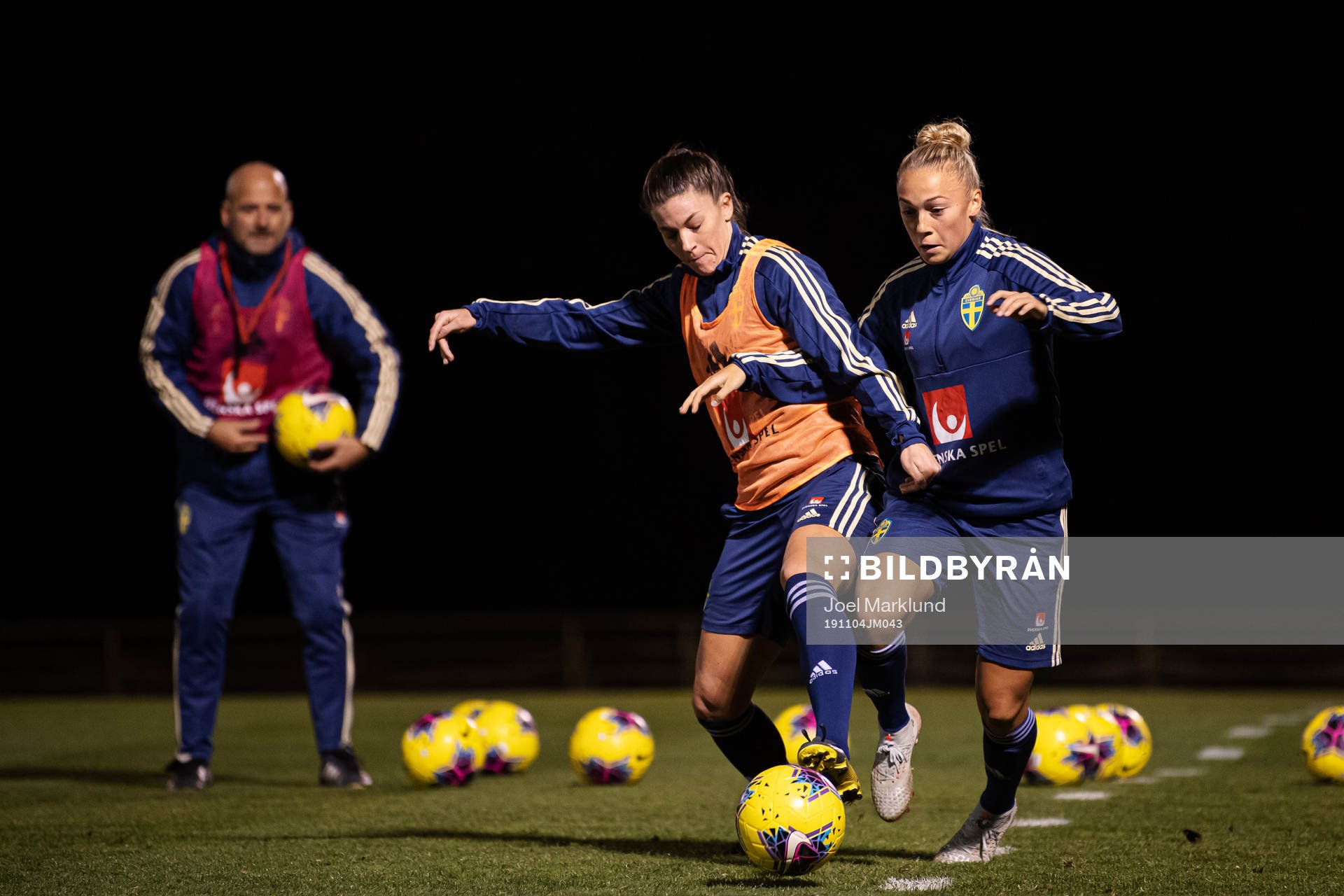 Pauline Hammarlund and Hanna Bennison of the Swedish