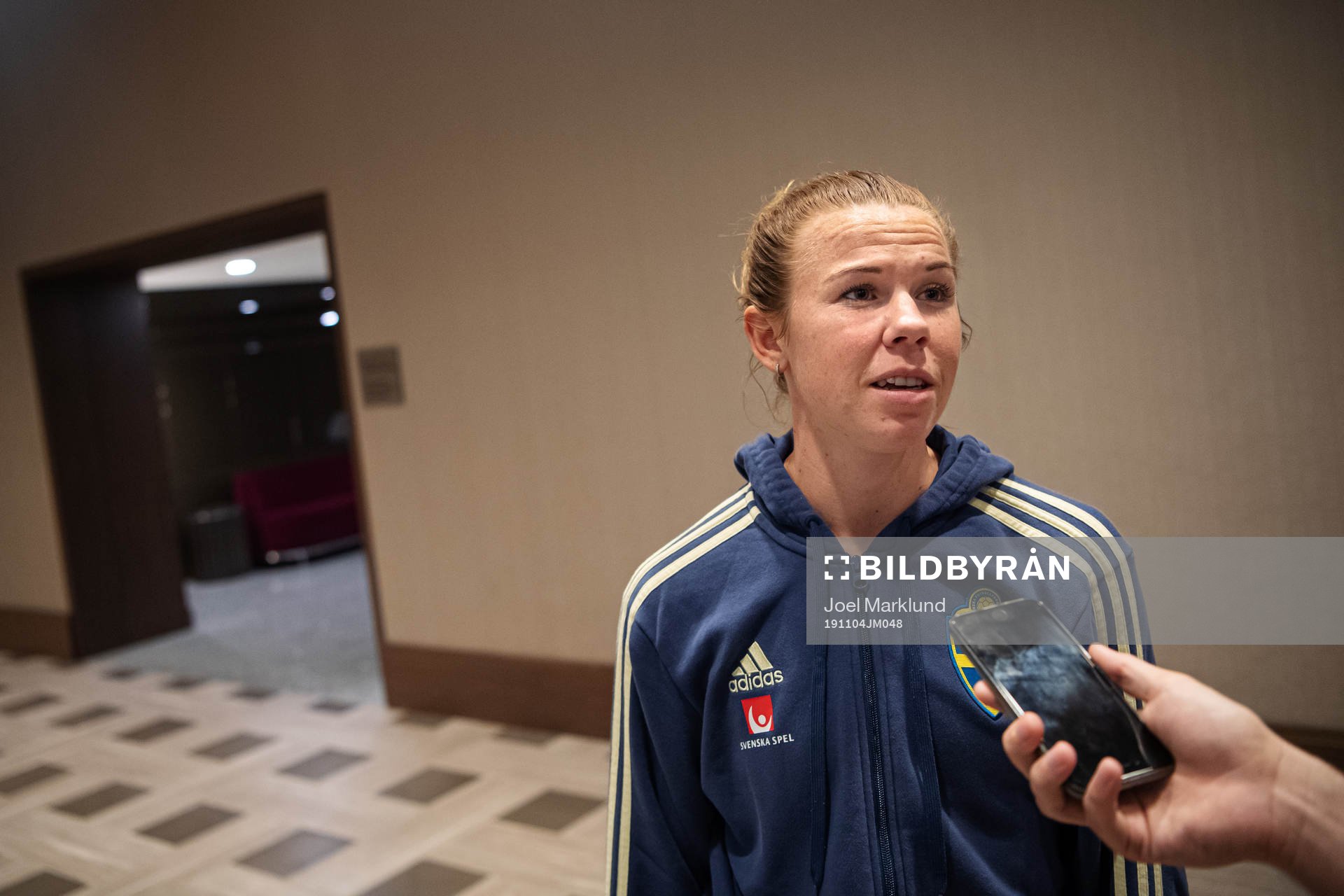 Jessica Samuelsson of the Swedish women’s national