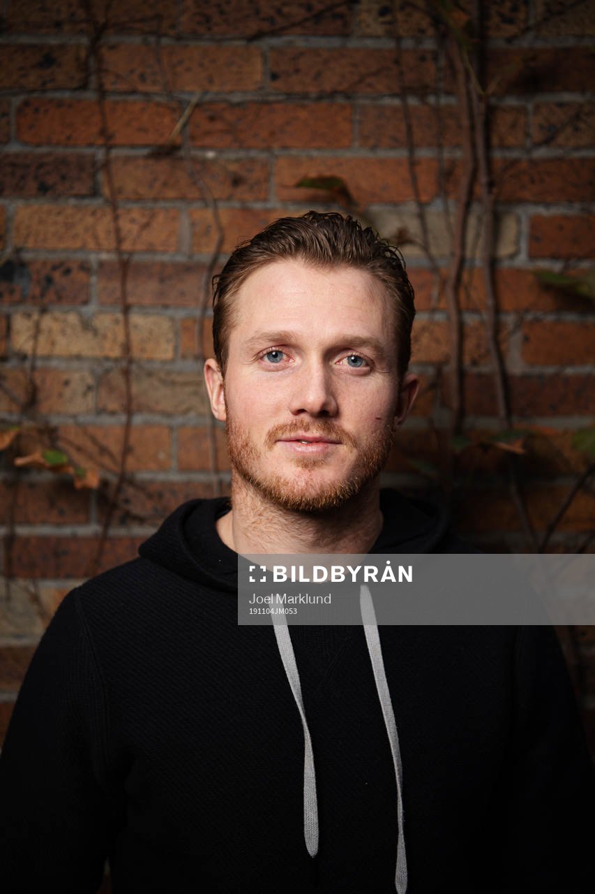 Gustav Nyquist of Columbus Blue Jackets poses for a portrait