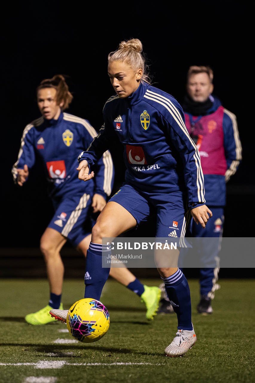 Hanna Bennison of the Swedish women’s national football