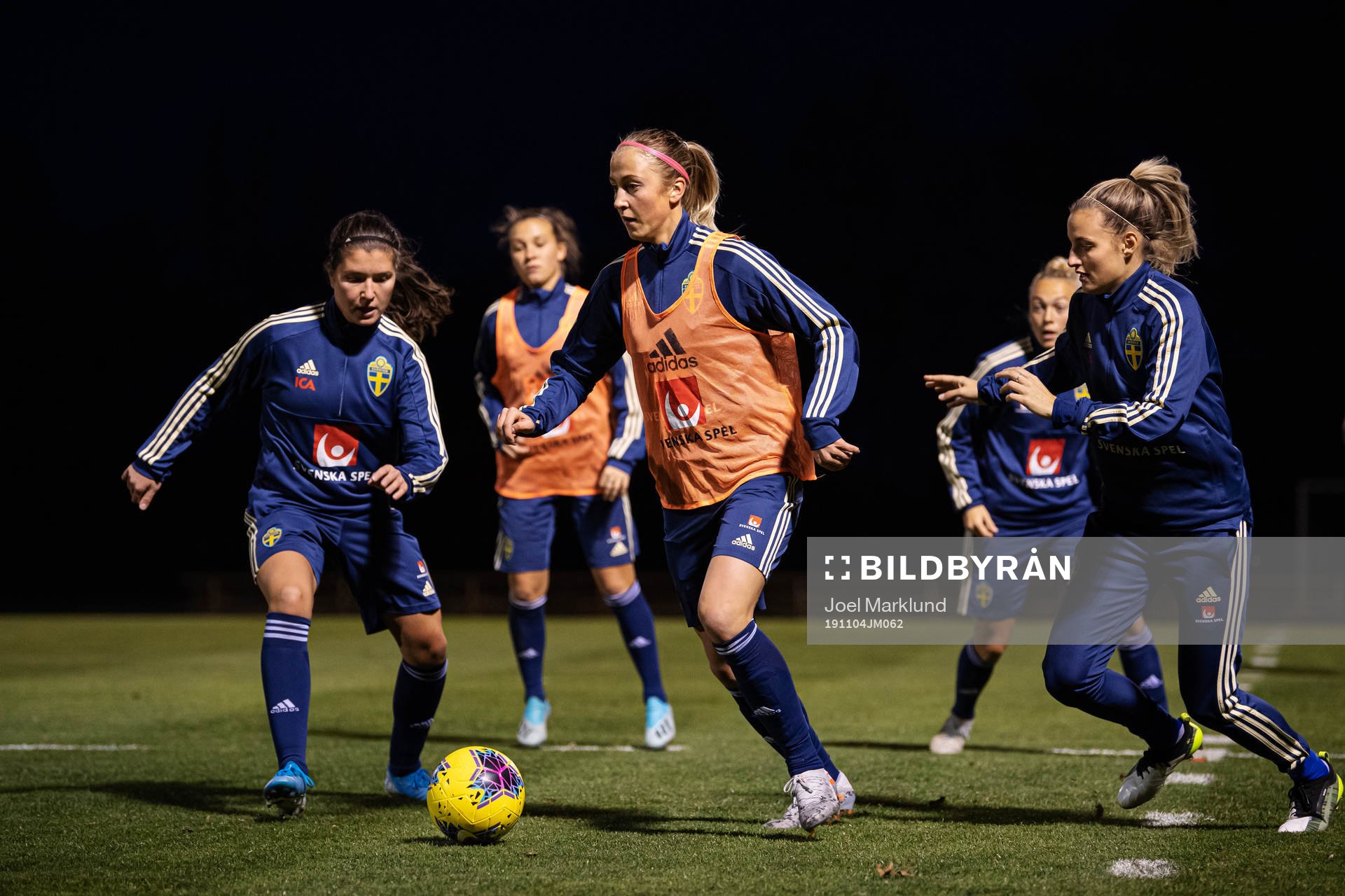 Loreta Kullashi, Julia Karlernäs and Nathalie Björn of