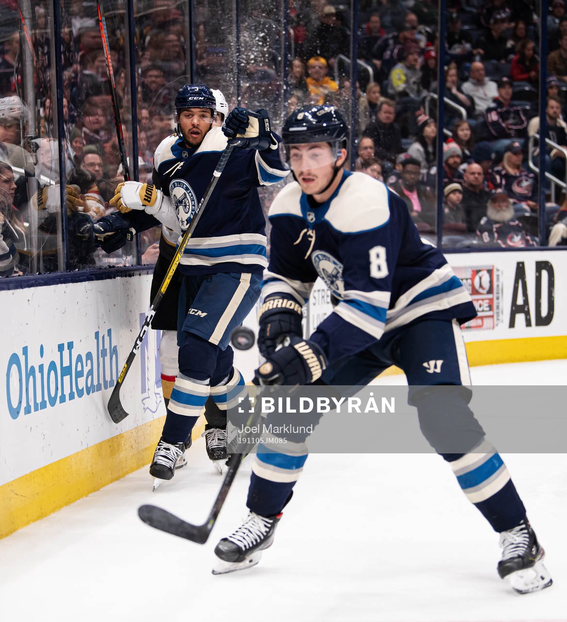 Columbus Seth Jones and Zach Werenski