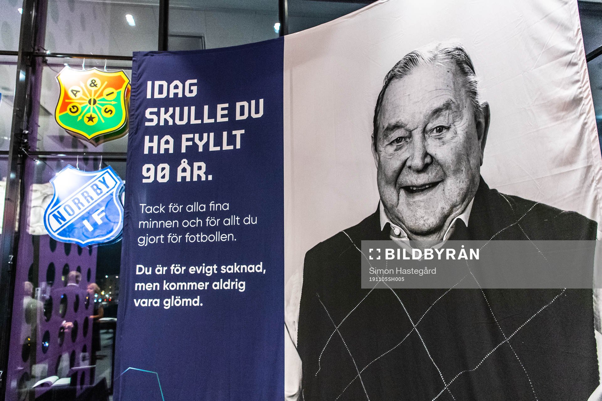 Hyllningsplats till Lennart Johansson