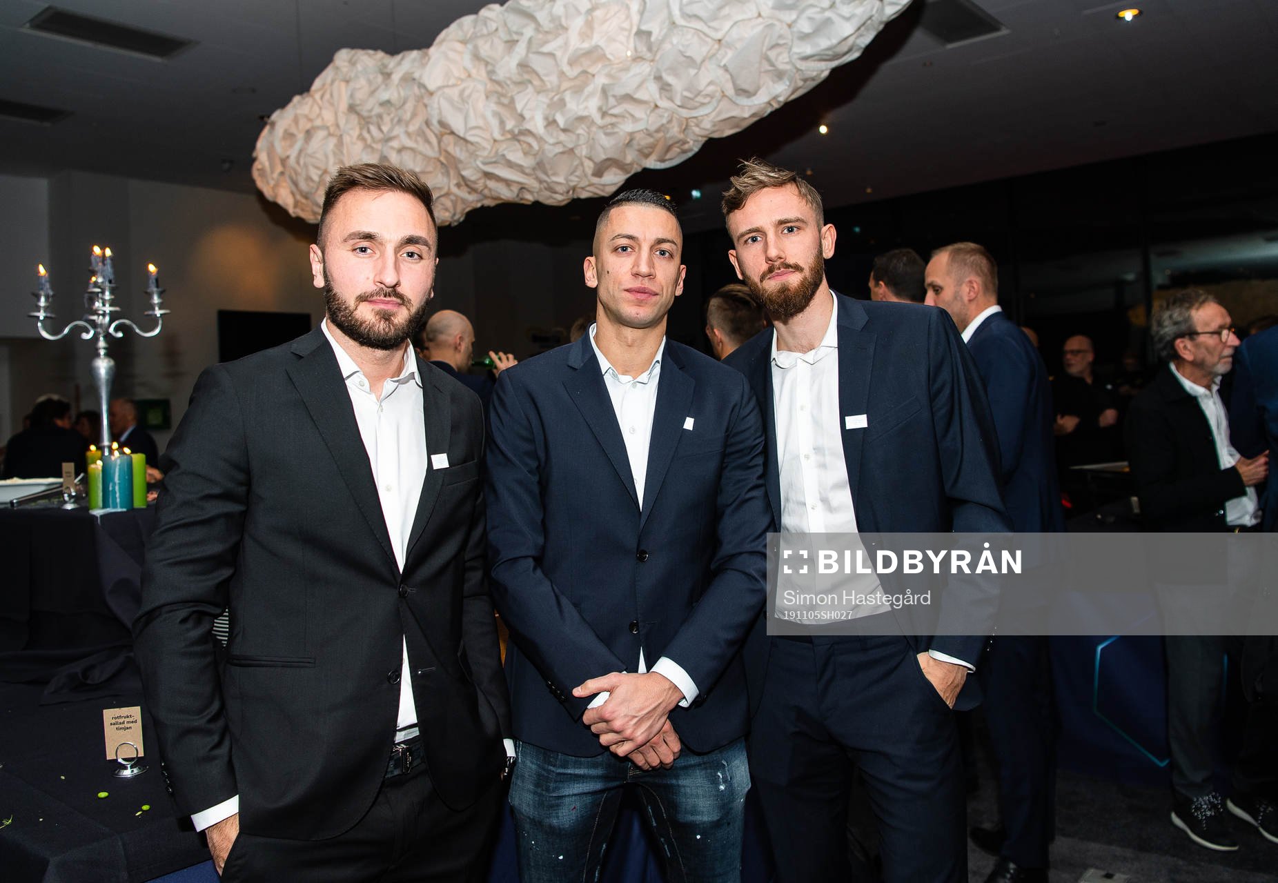 Hammarbys Muamer Tankovic, Nikola Djurdjic och Simon