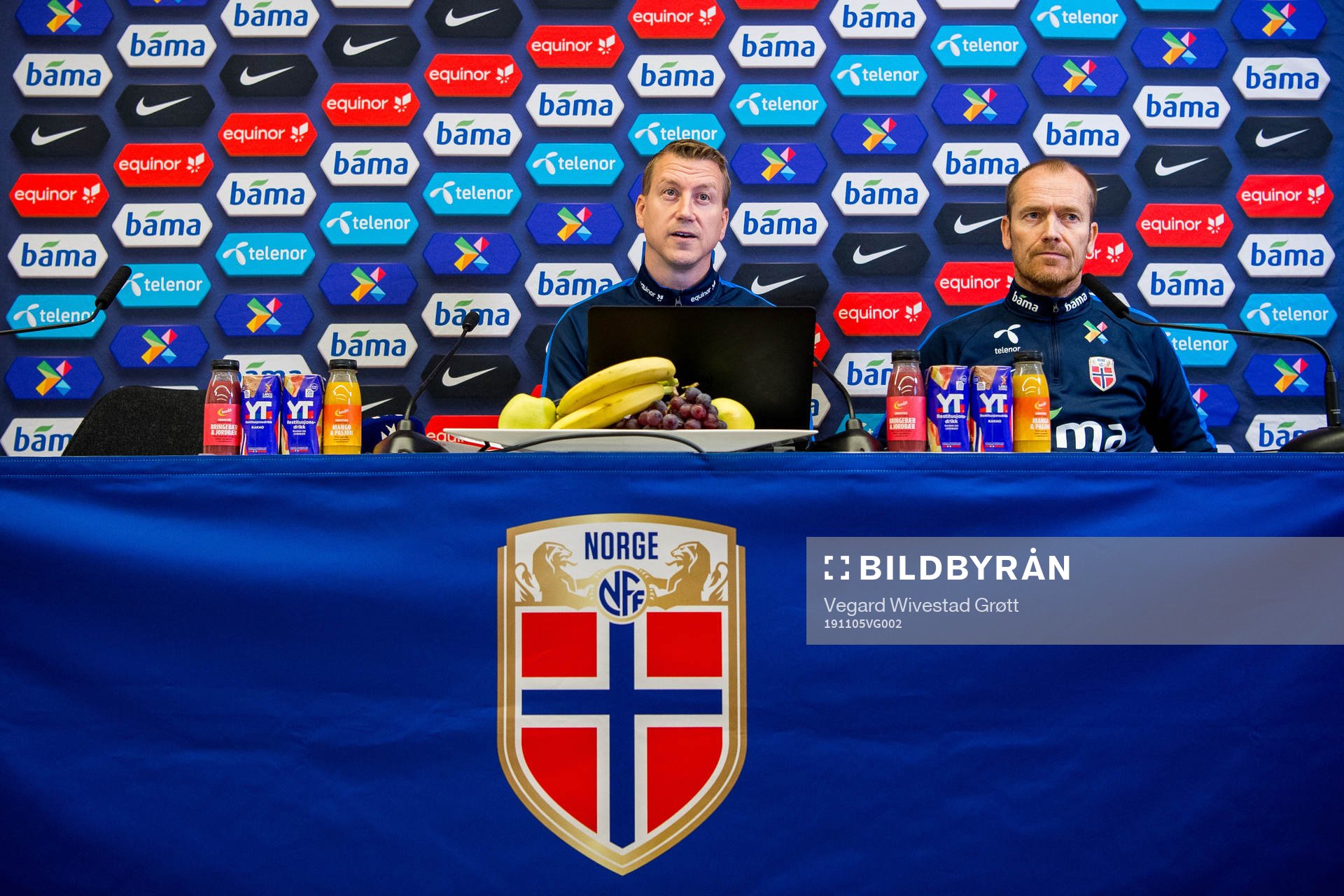 Leif Gunnar Smerud, head coach of Norway U21, and Svein