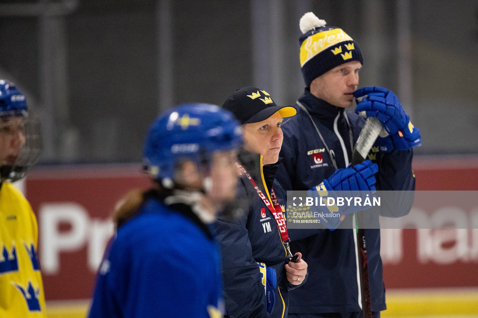 Head Coach Ylva Martinsen and Assistant Coach Oscar