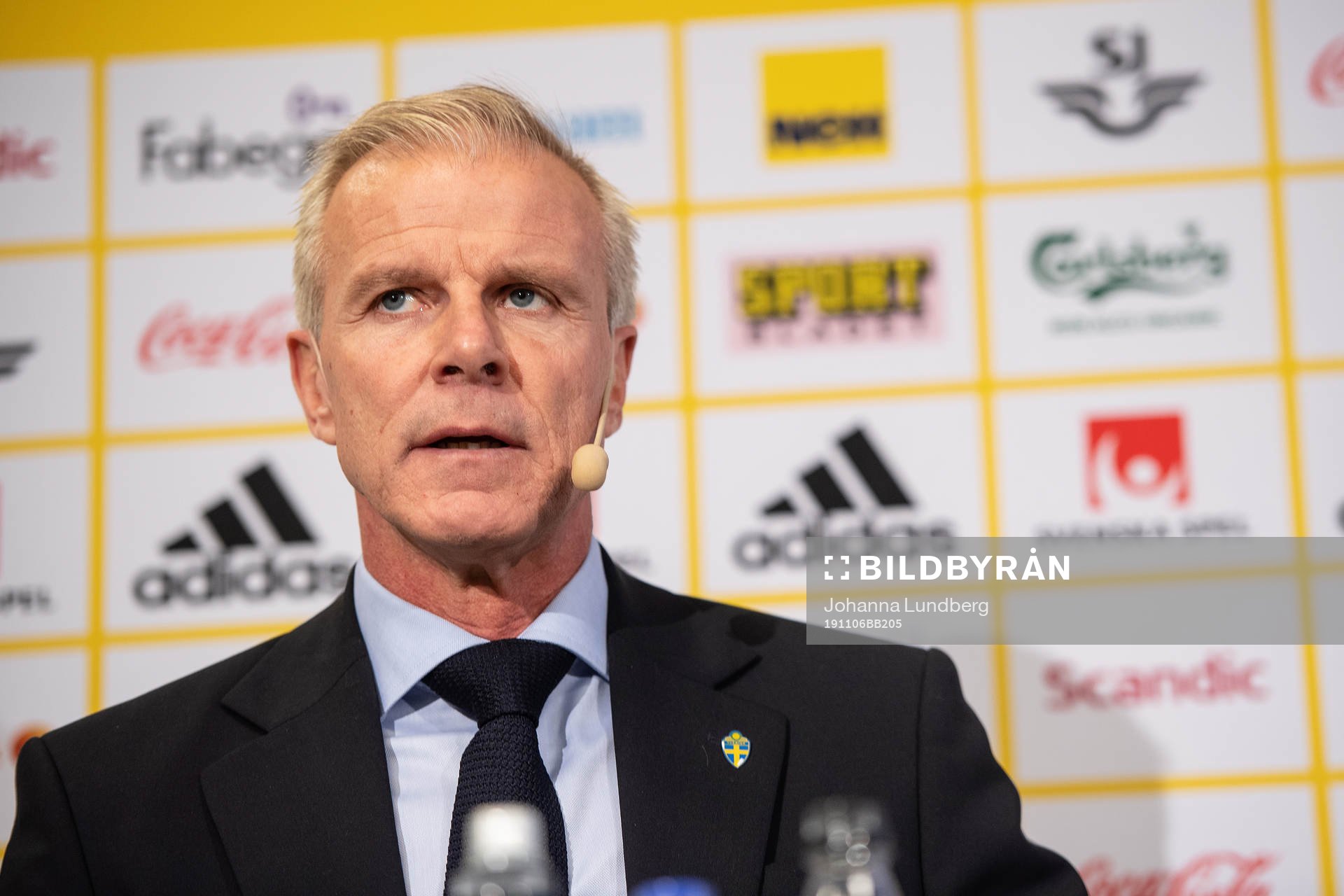 Head coach of the U21 team Roland Nilsson