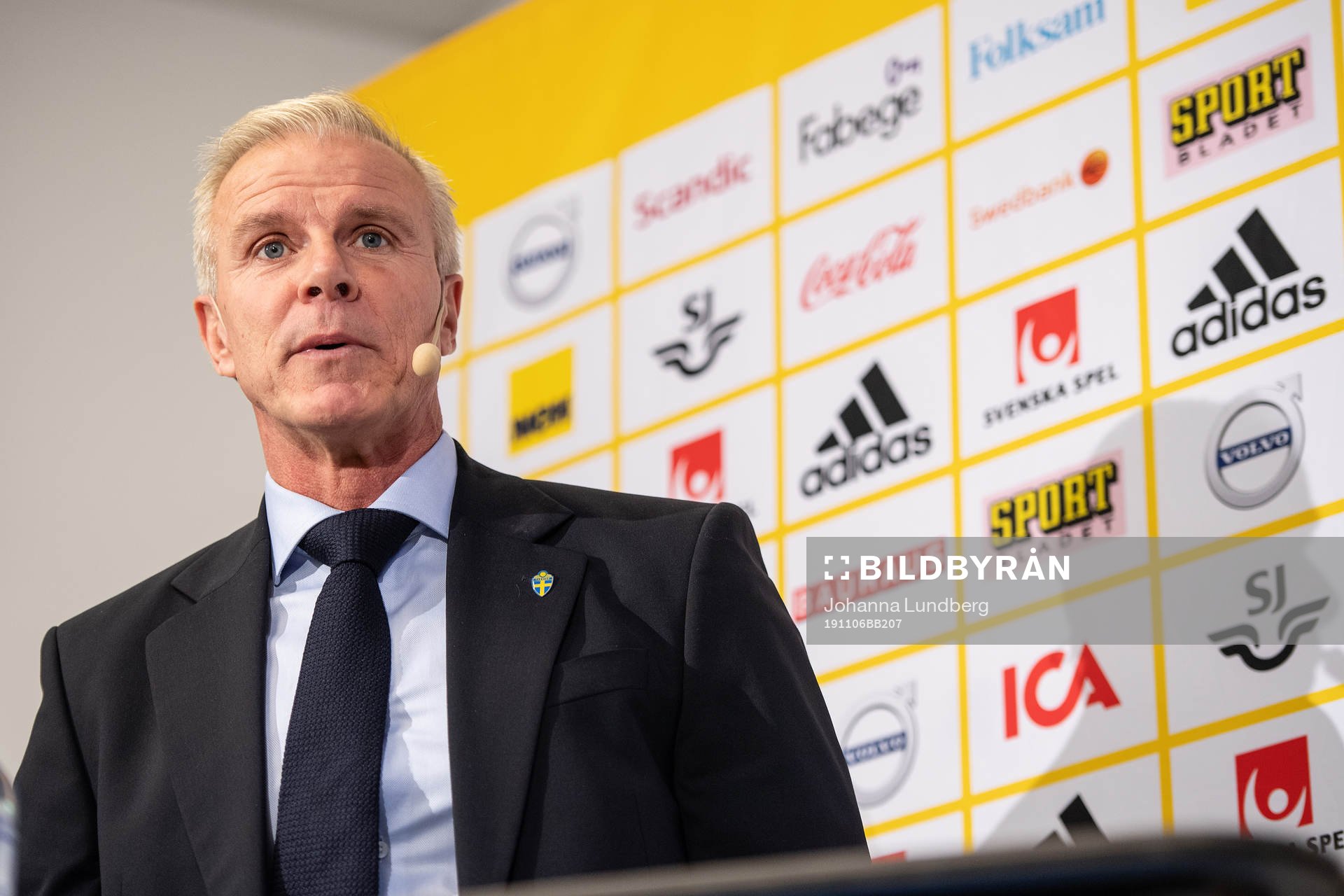 Head coach of the U21 team Roland Nilsson