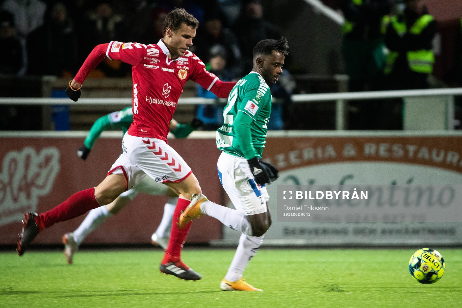 Kalmars Viktor Agardius och Brages Kristian Andersen