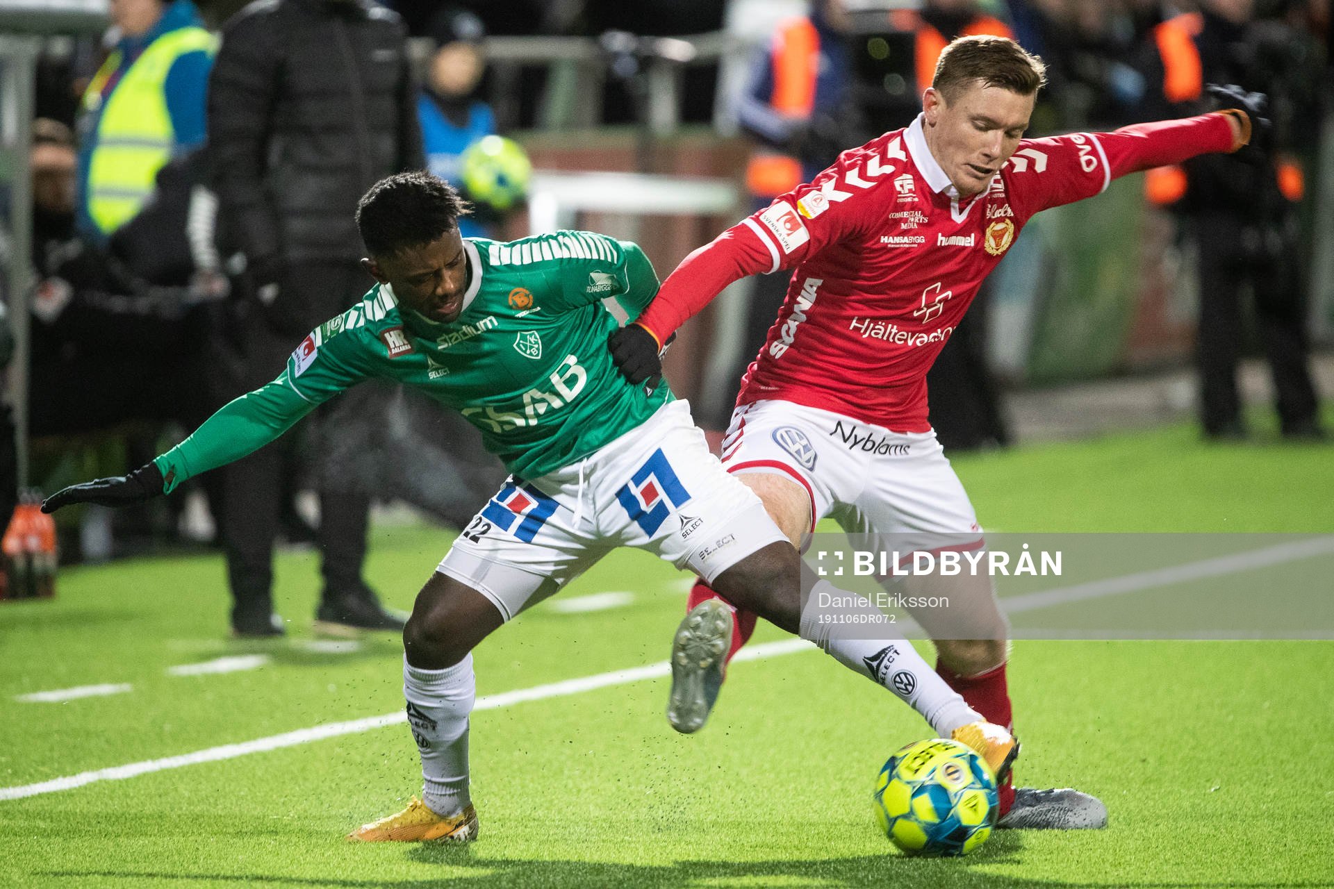 Brages Kristian Andersen och Kalmars Viktor Agardius