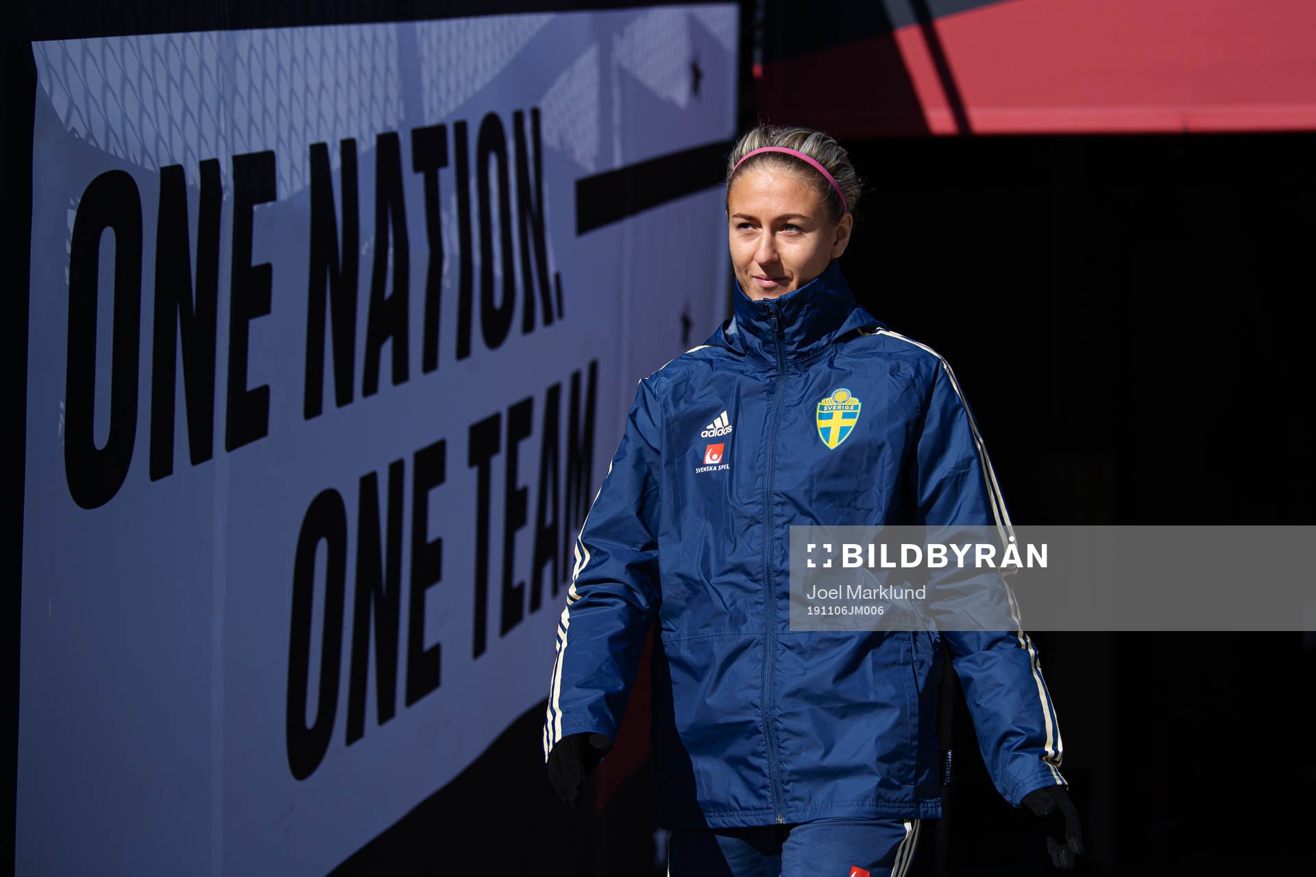 Emma Kullberg of the Swedish women’s national football