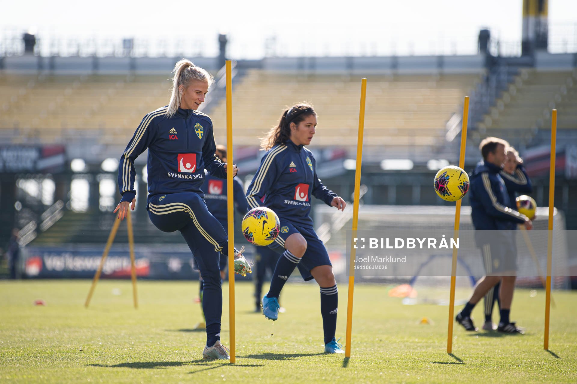 Sofia Jakobsson of the Swedish women’s national football
