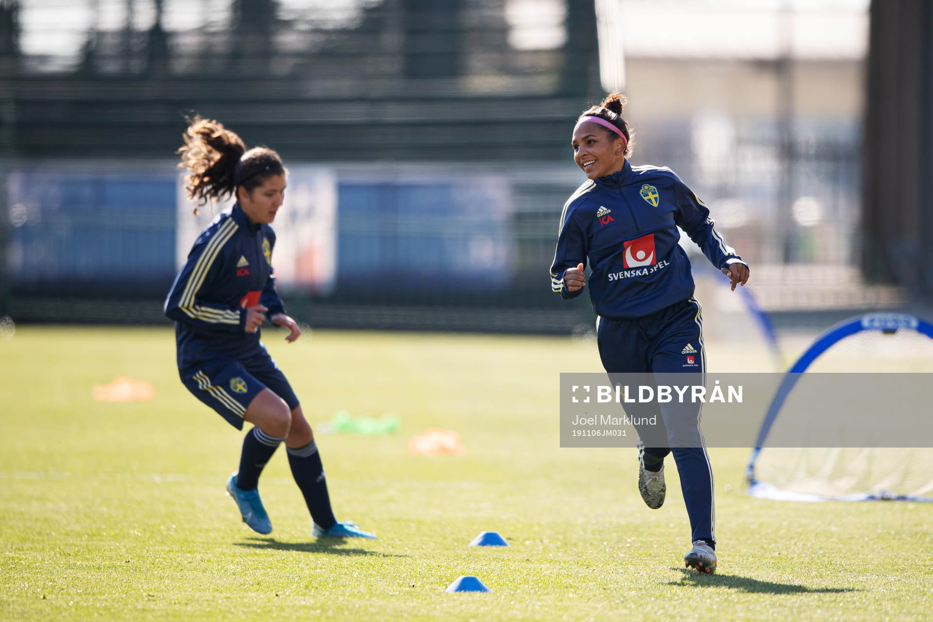 Madelen Janogy of the Swedish women’s national football