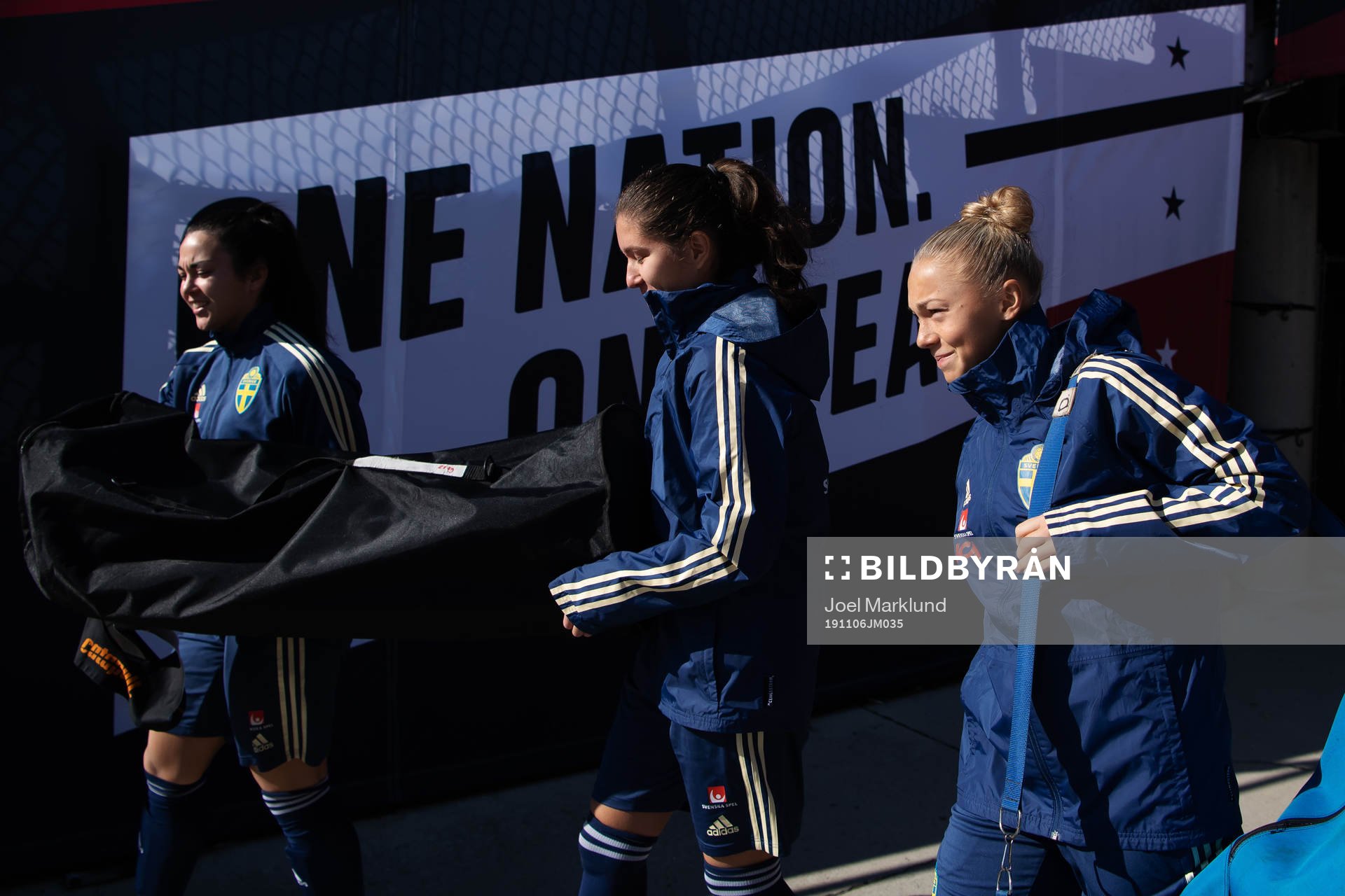 Michelle de Jongh, Loreta Kullashi and Hanna Bennison of