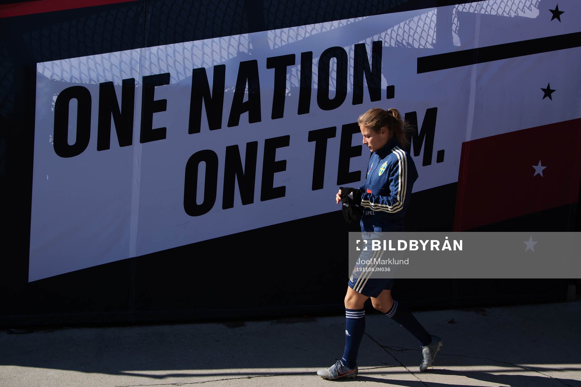 Anna Anvegård of the Swedish women’s national football