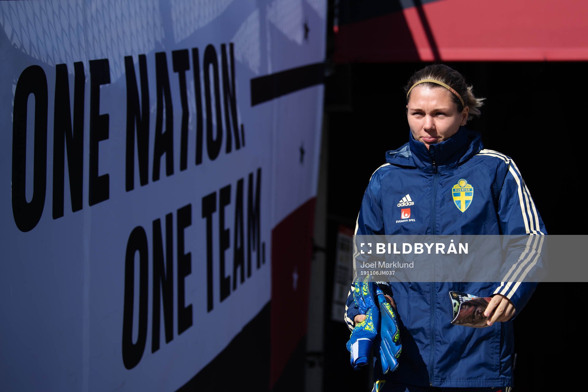 Jennifer Falk of the Swedish women’s national football