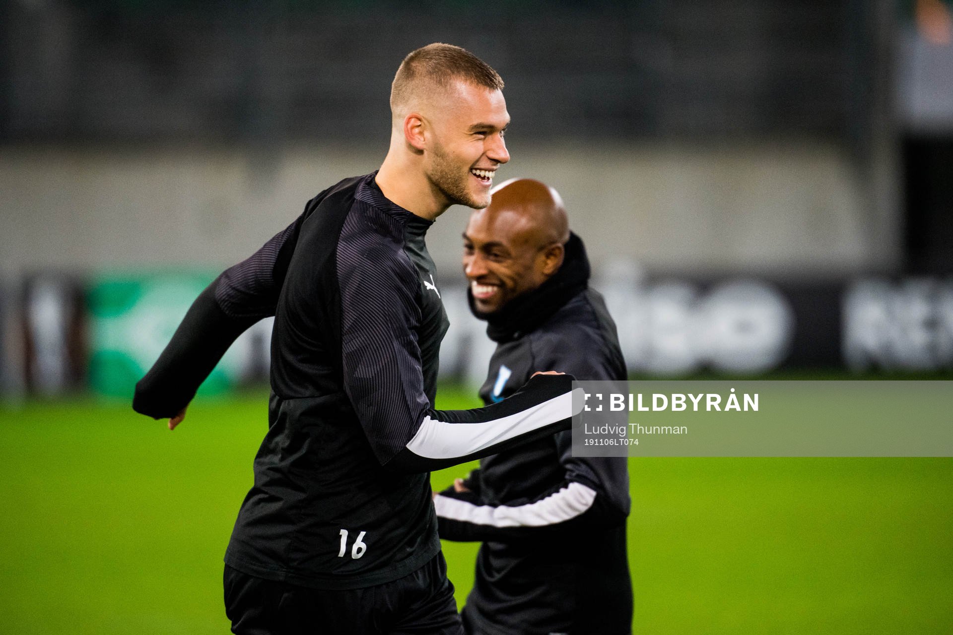Felix Beijmo and Fouad Bachirou of Malmö FF