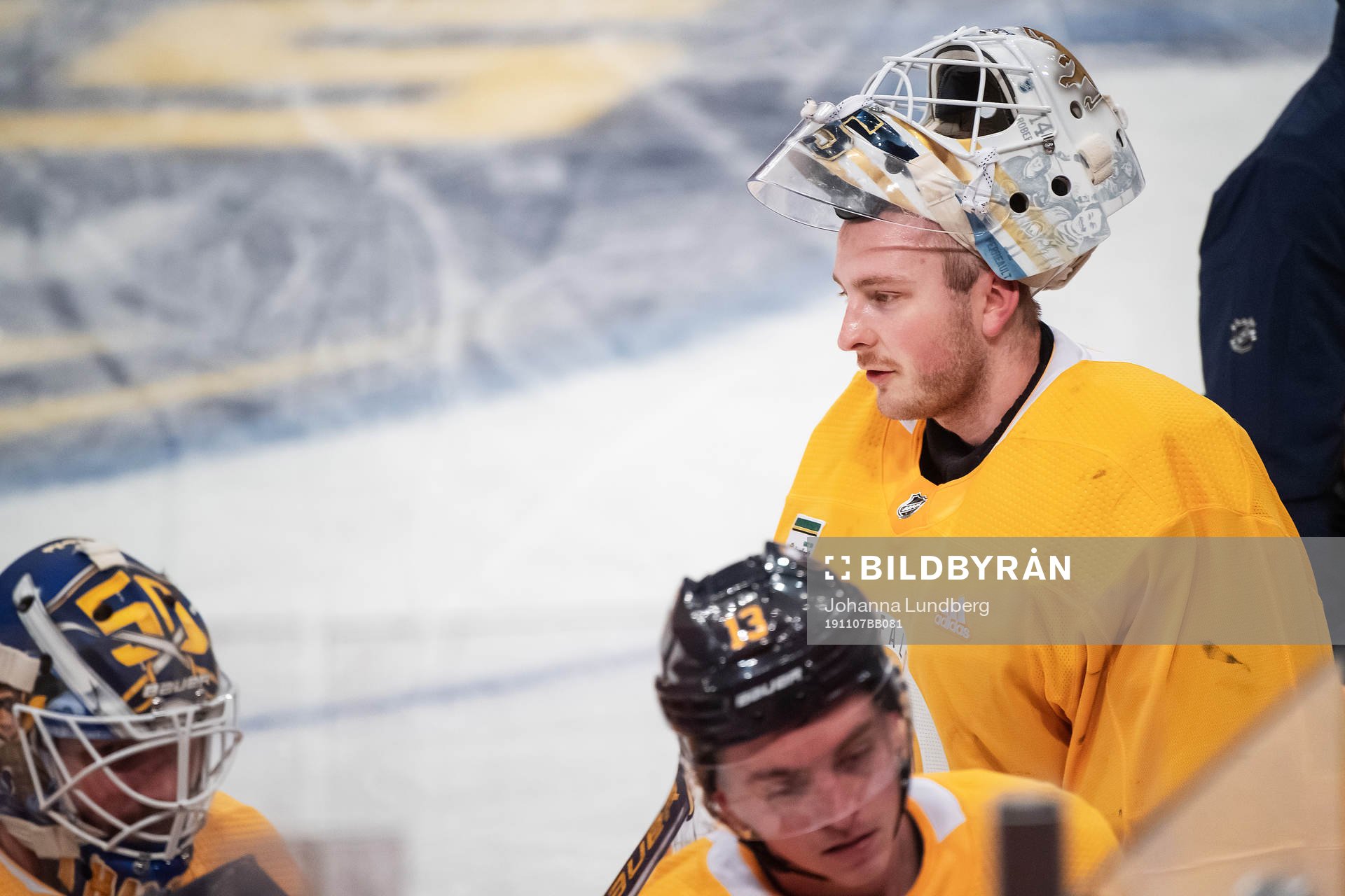 Linus Ullmark of Buffalo Sabres