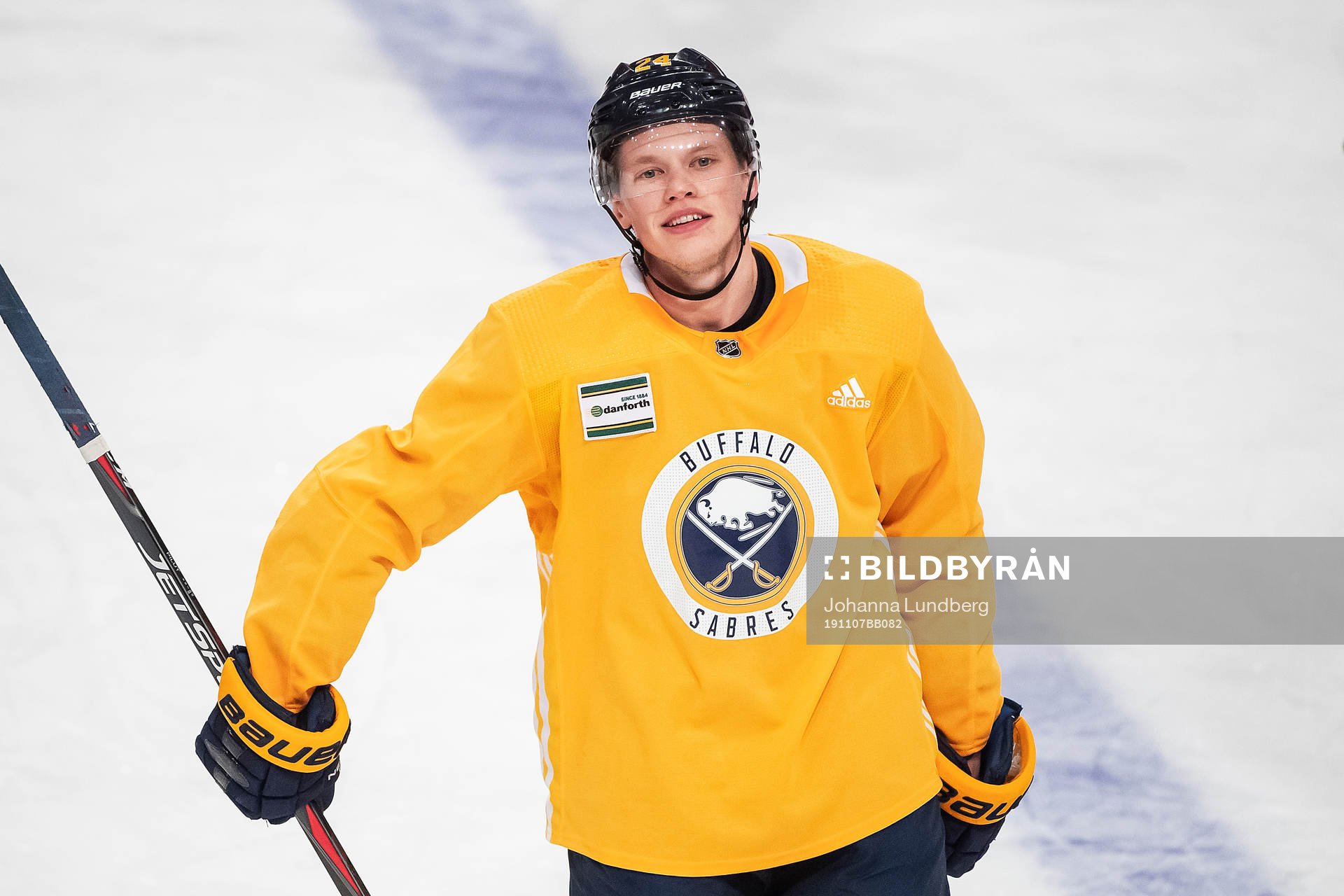 Lawrence Pilut of Buffalo Sabres