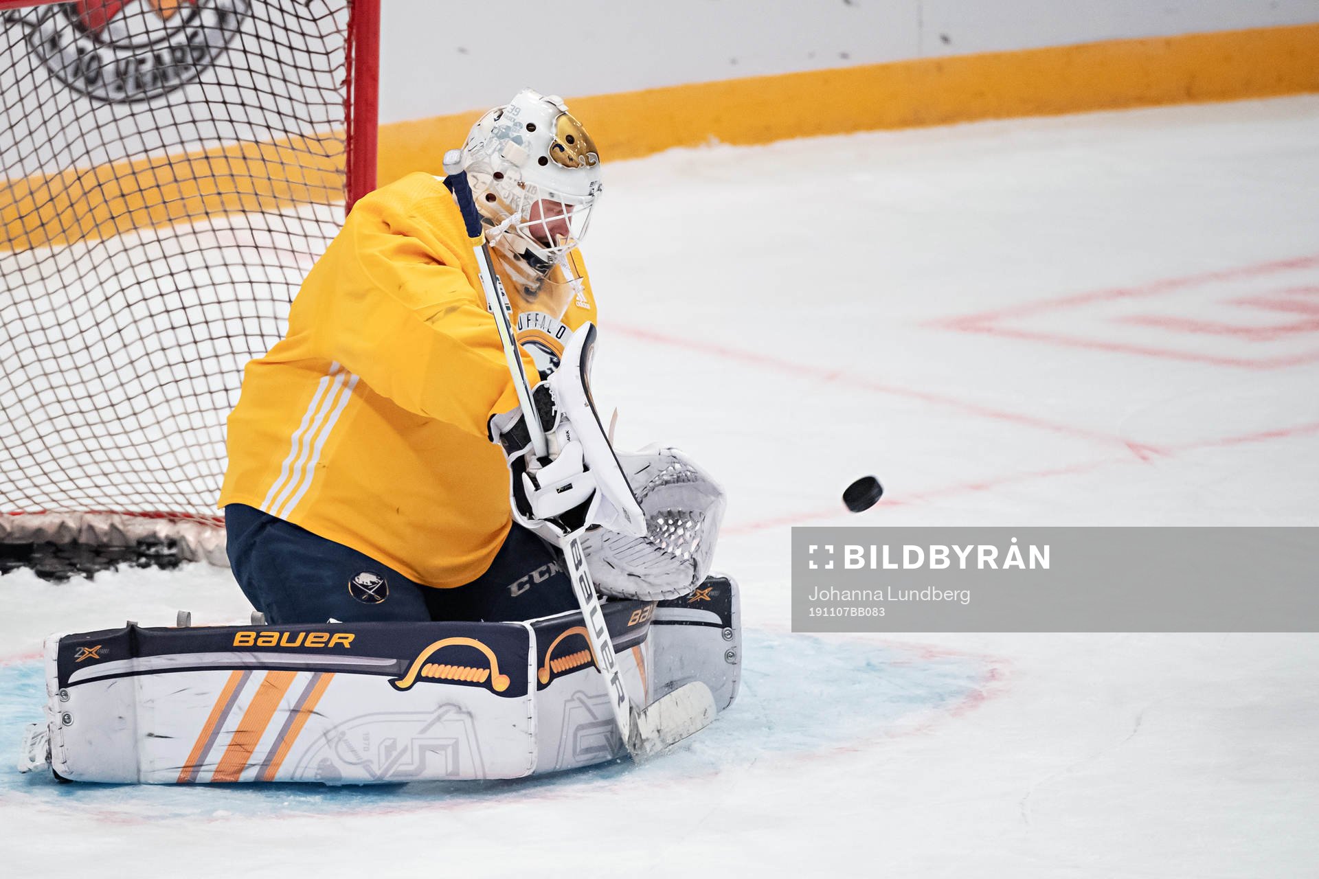 Linus Ullmark of Buffalo Sabres