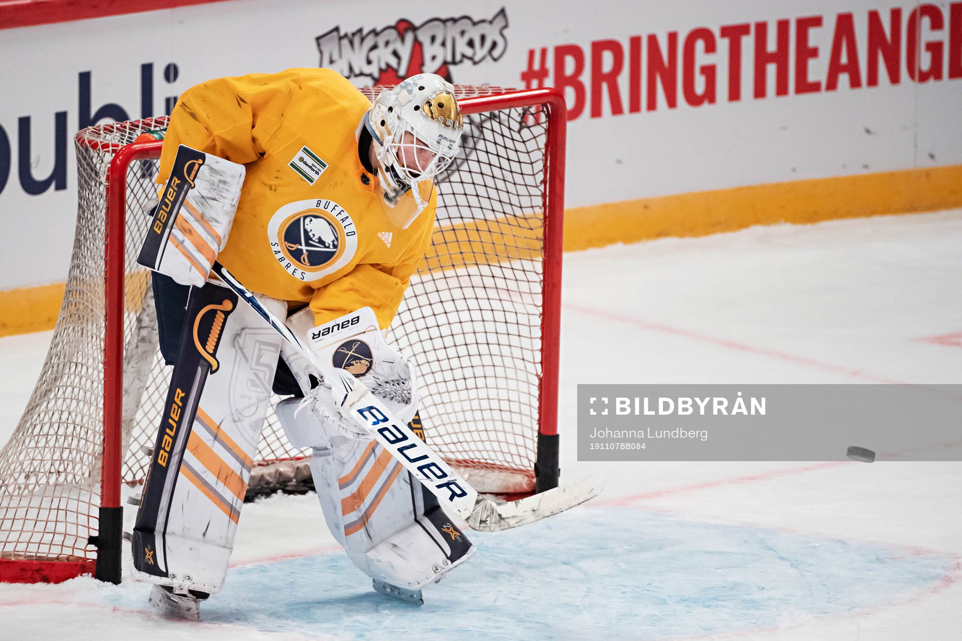 Linus Ullmark of Buffalo Sabres